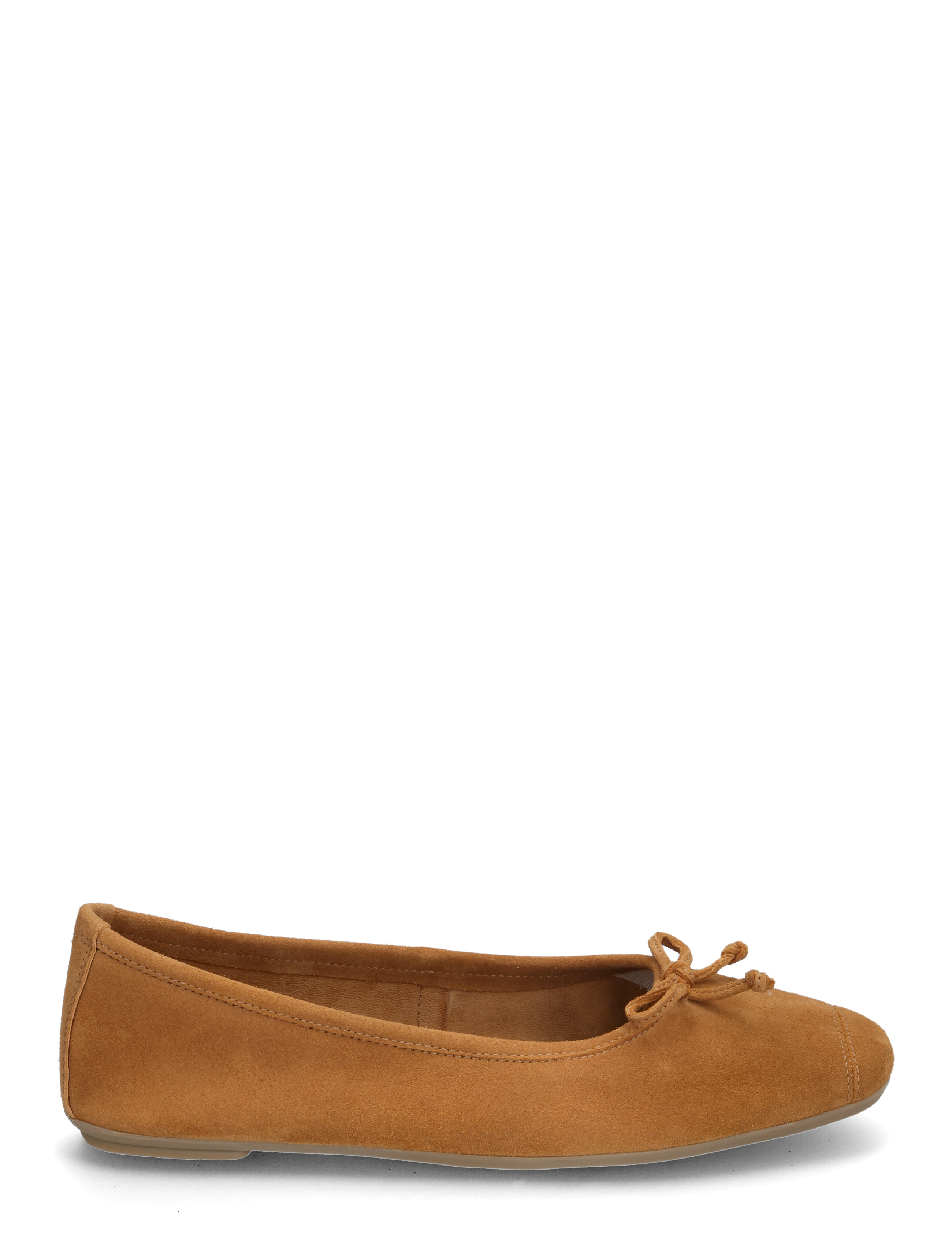 Mango - Bow suede ballerina - særlige begivenheder - medium brown - 2