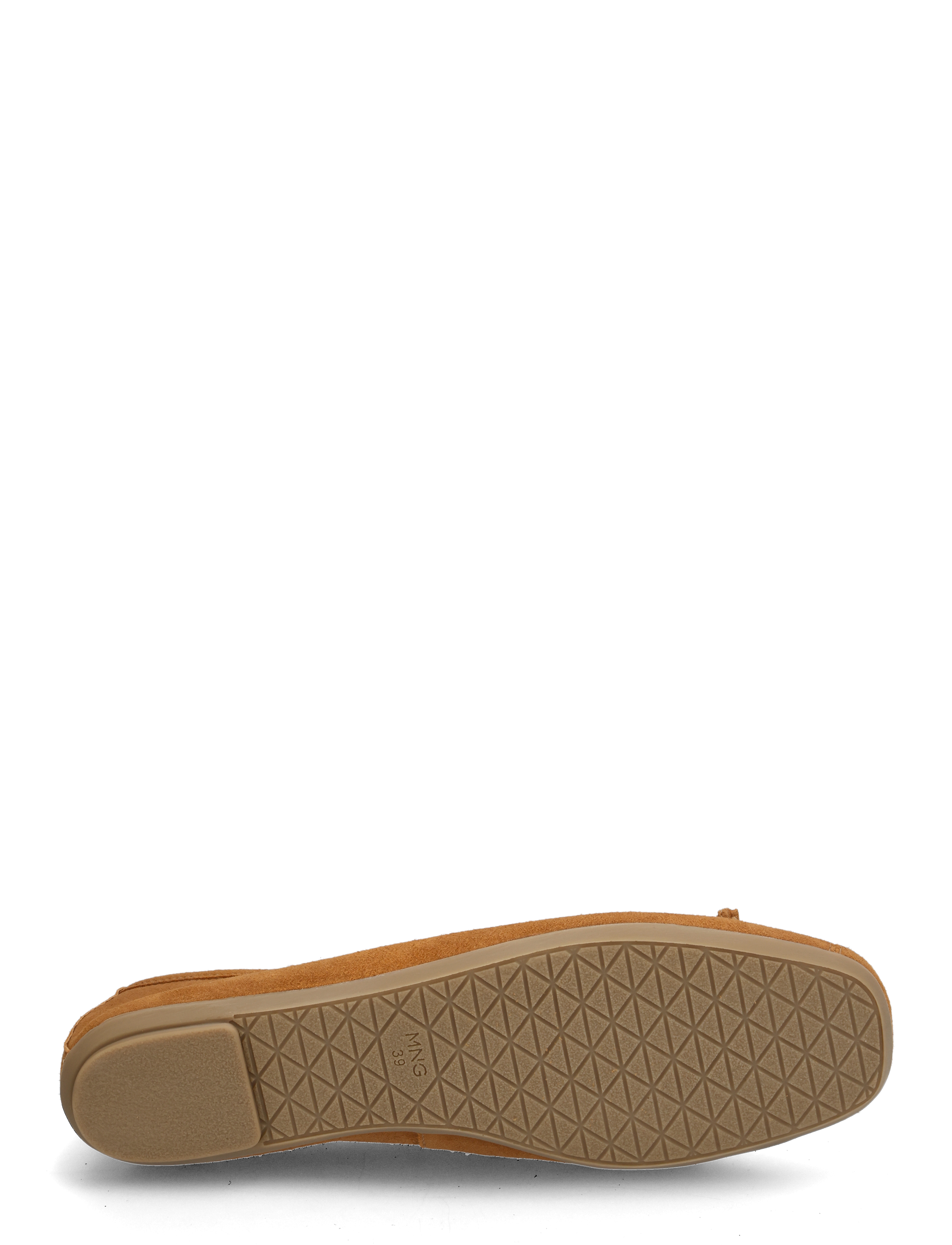 Mango - Bow suede ballerina - særlige begivenheder - medium brown - 5