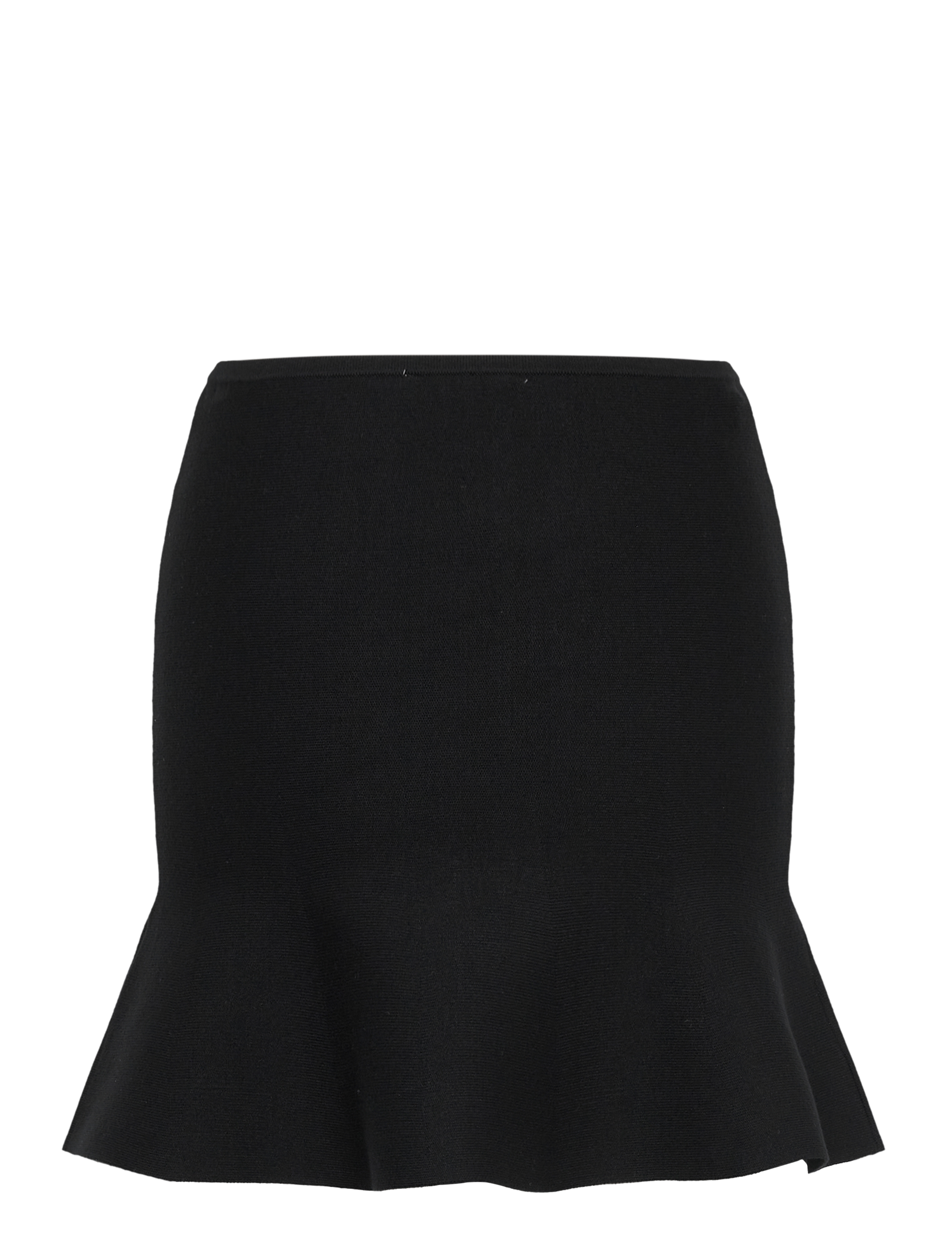 Mango - Fine-knit peplum top - korta kjolar - black - 2