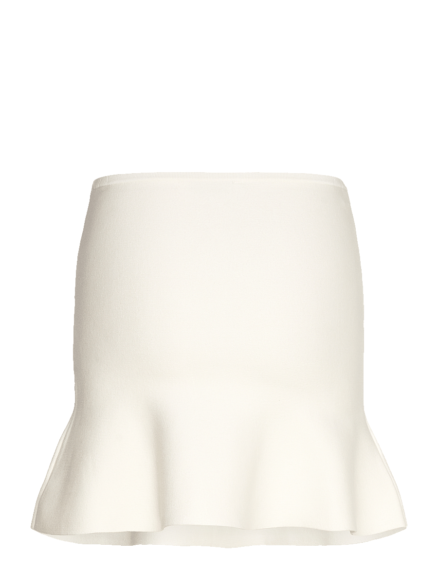 Mango - Fine-knit peplum top - korte nederdele - light beige - 2