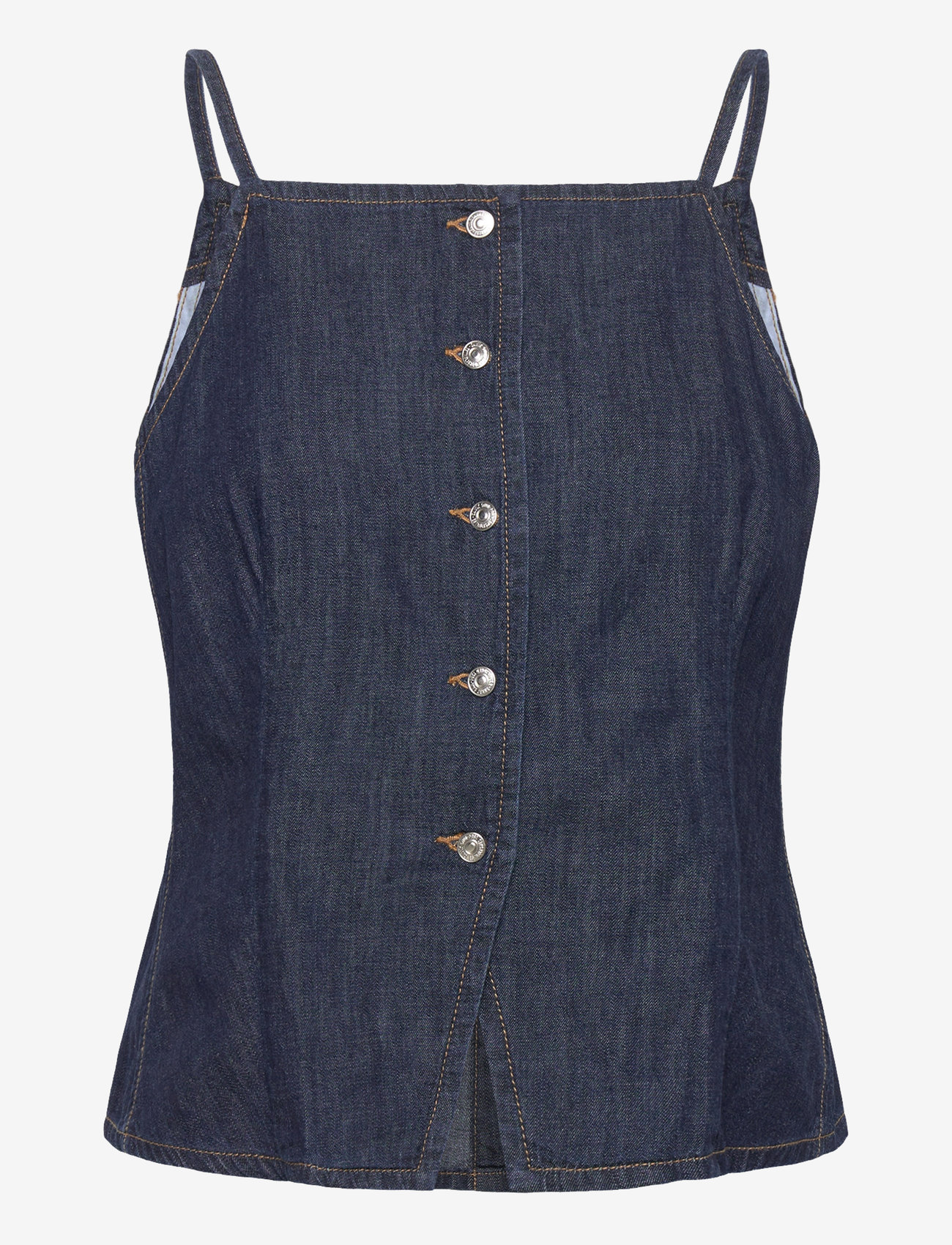 Mango - Buttoned denim top - madalaimad hinnad - open blue - 0