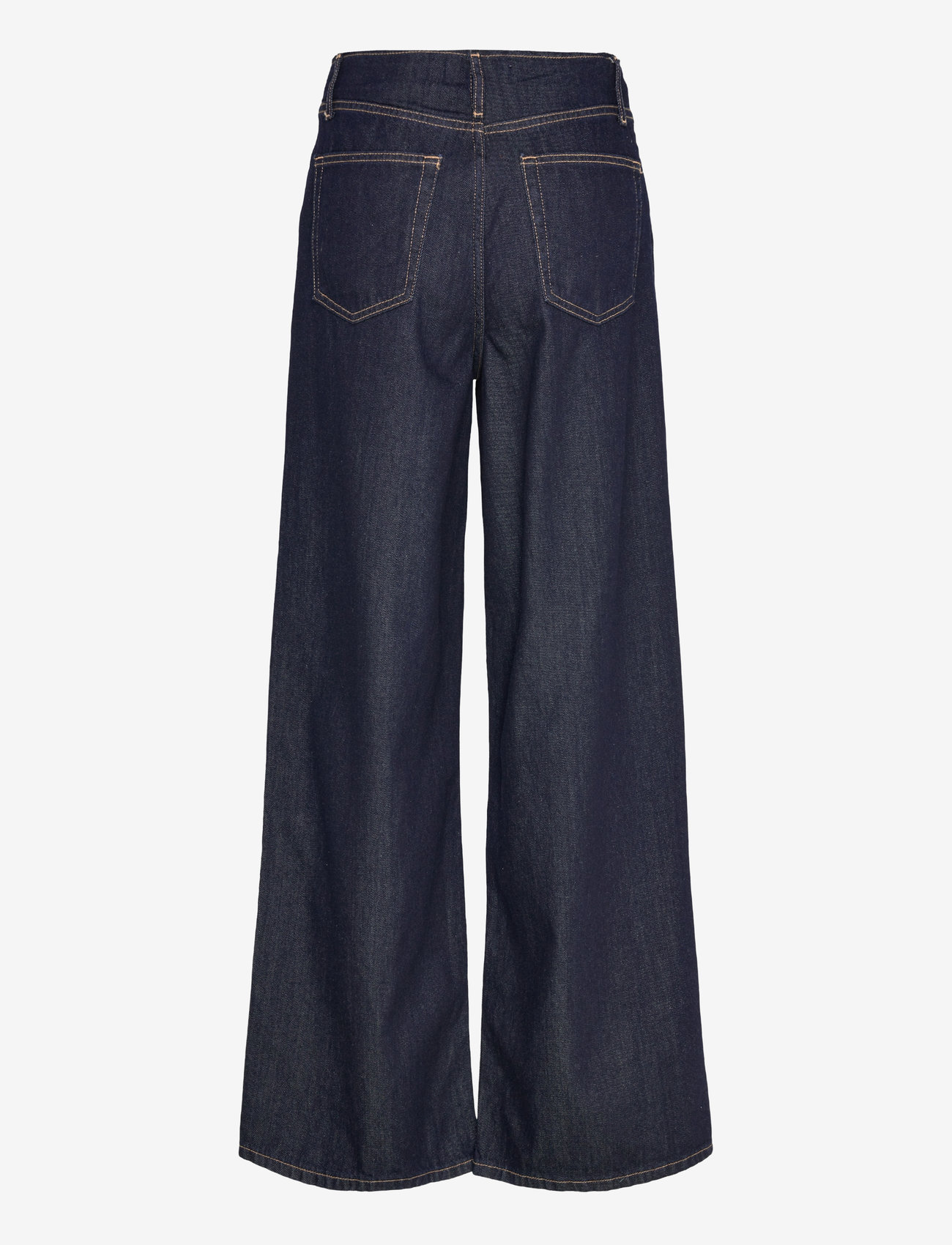 Mango - Wide leg denim trousers with frayed waist - hosen mit weitem bein - open blue - 1