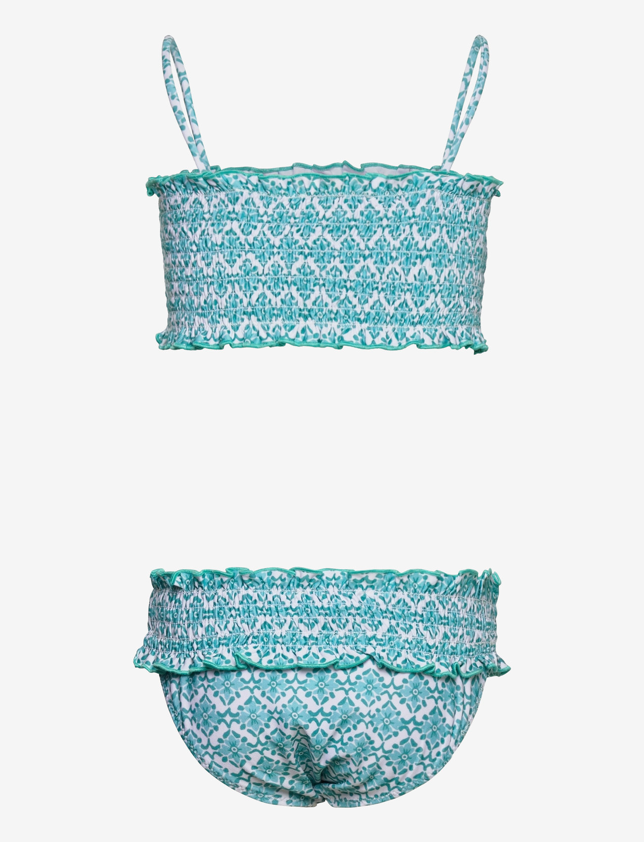 Mango - Printed bandeau bikini - laveste priser - green - 1