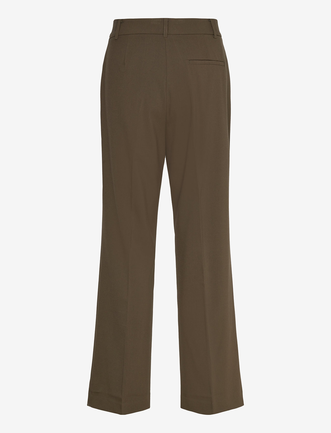 Mango - Straight mid-rise trousers - straight leg trousers - beige - khaki - 1