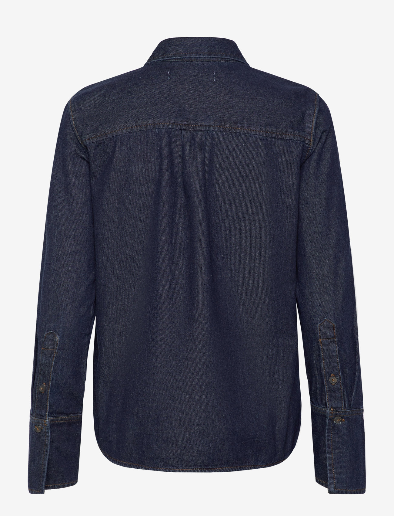 Mango - Rinse-wash denim shirt - denimskjorter - open blue - 2