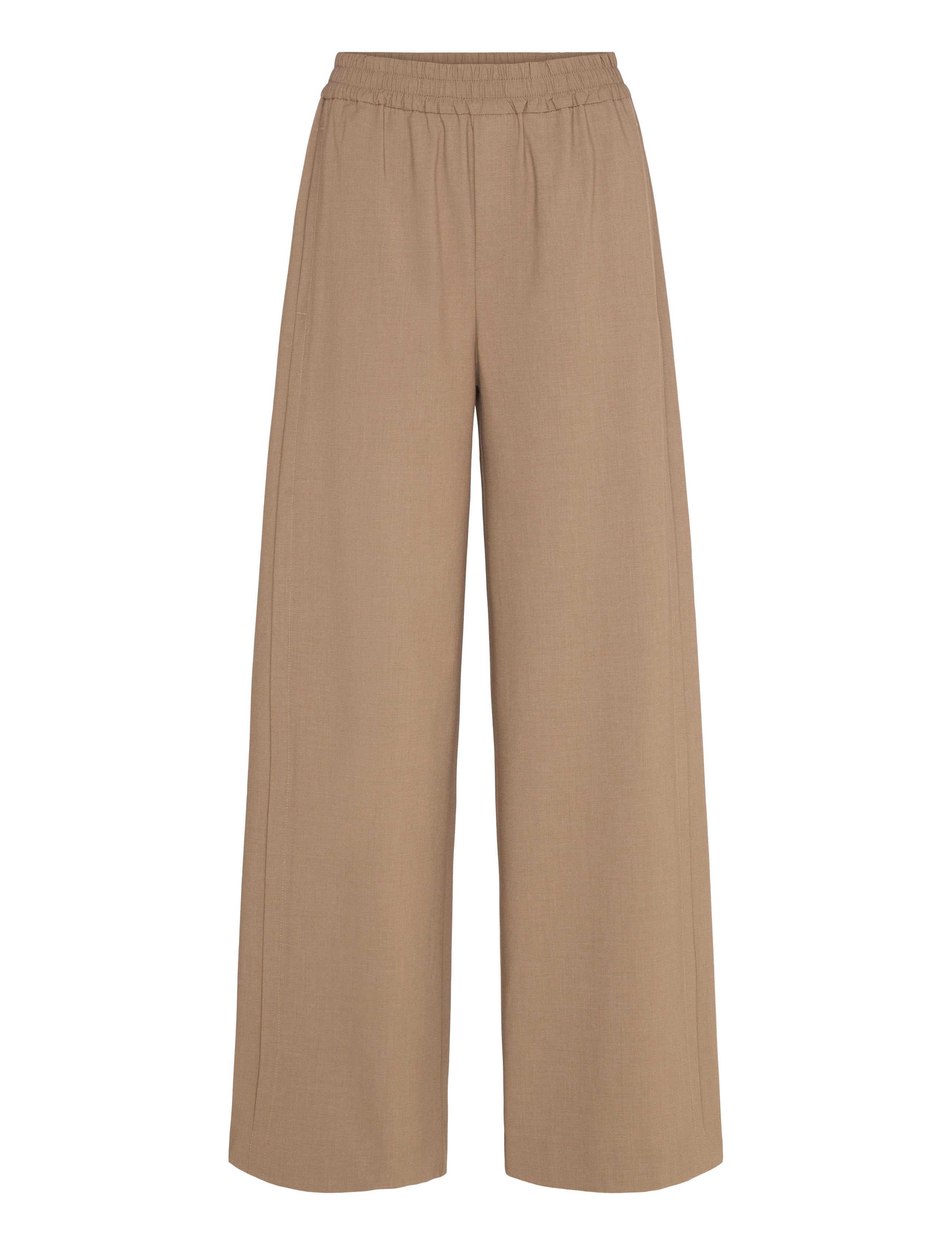 MANGO Wide Bein Jogger Hosen Braun - M - Damen