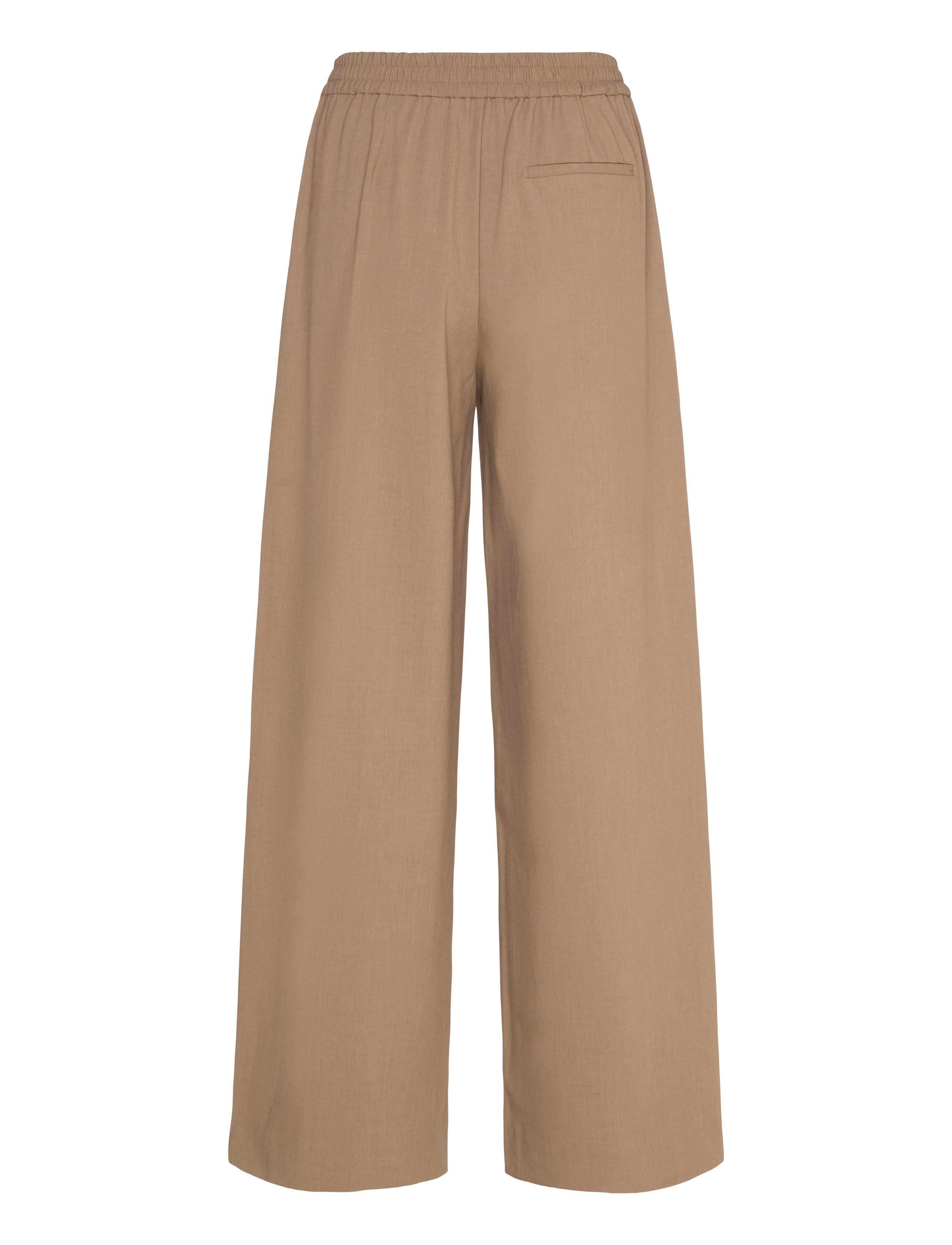 Mango - Wide leg jogger trousers - vida byxor - medium brown - 1