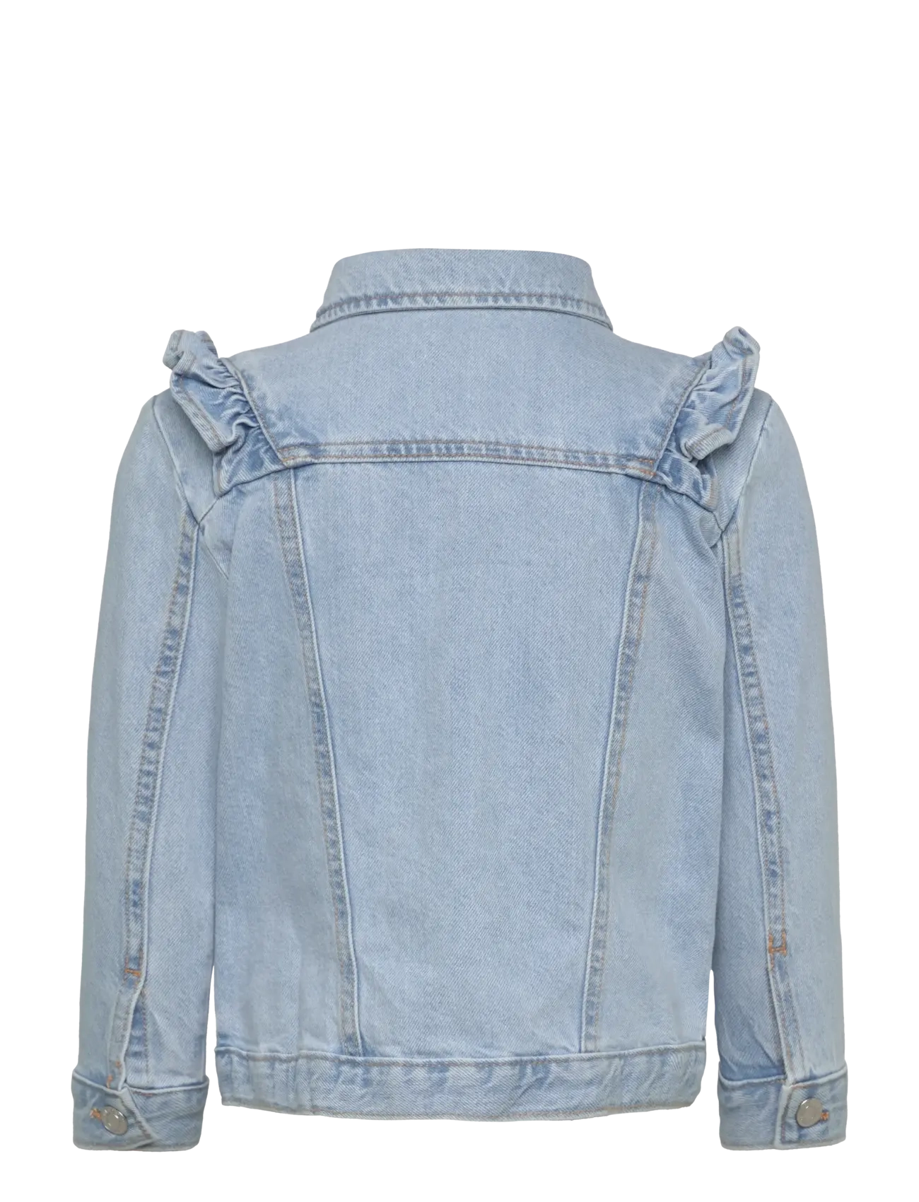 Mango - Cowgirl jacket with ruffles - jeansjackor - open blue - 1