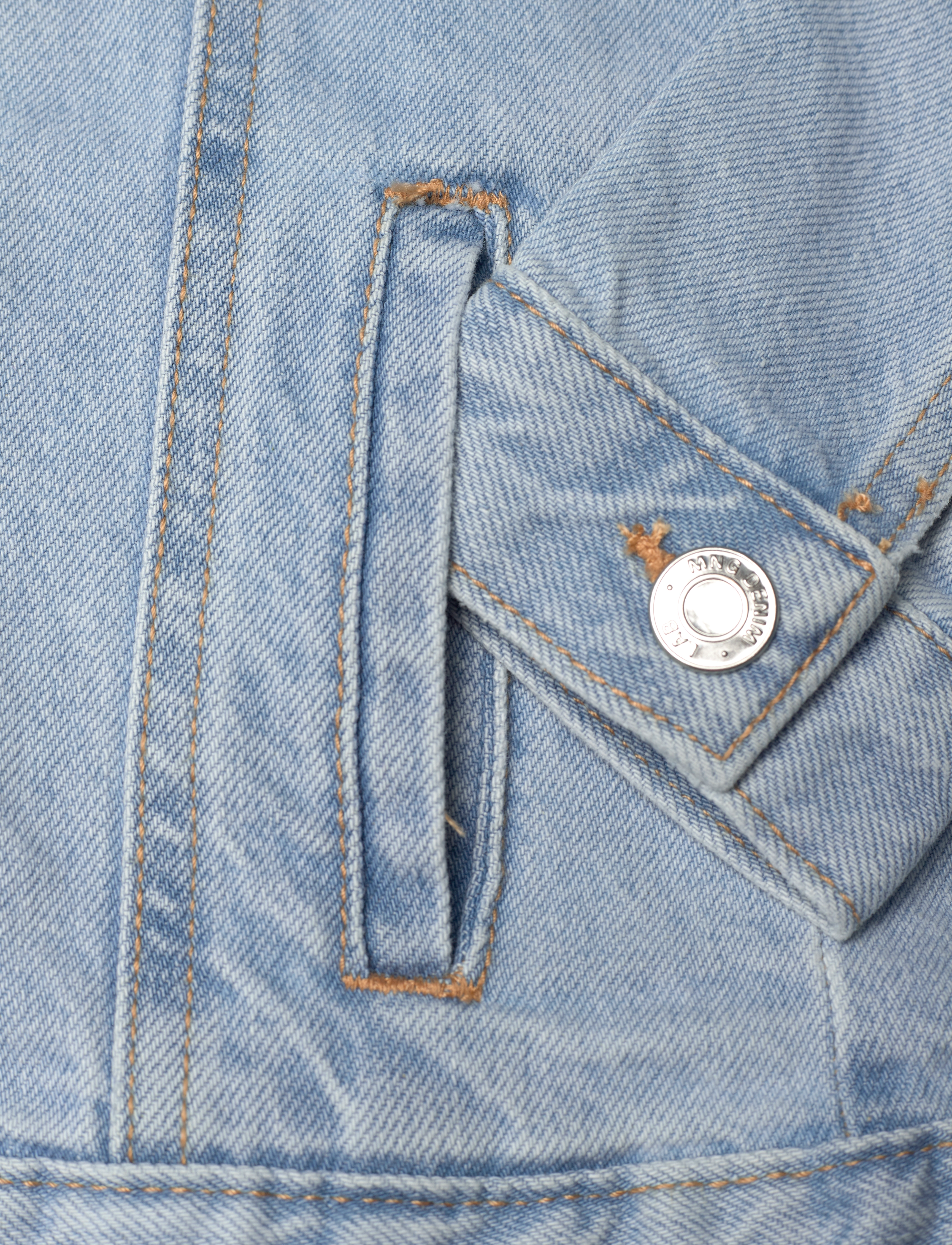 Mango - Cowgirl jacket with ruffles - jeansjackor - open blue - 3