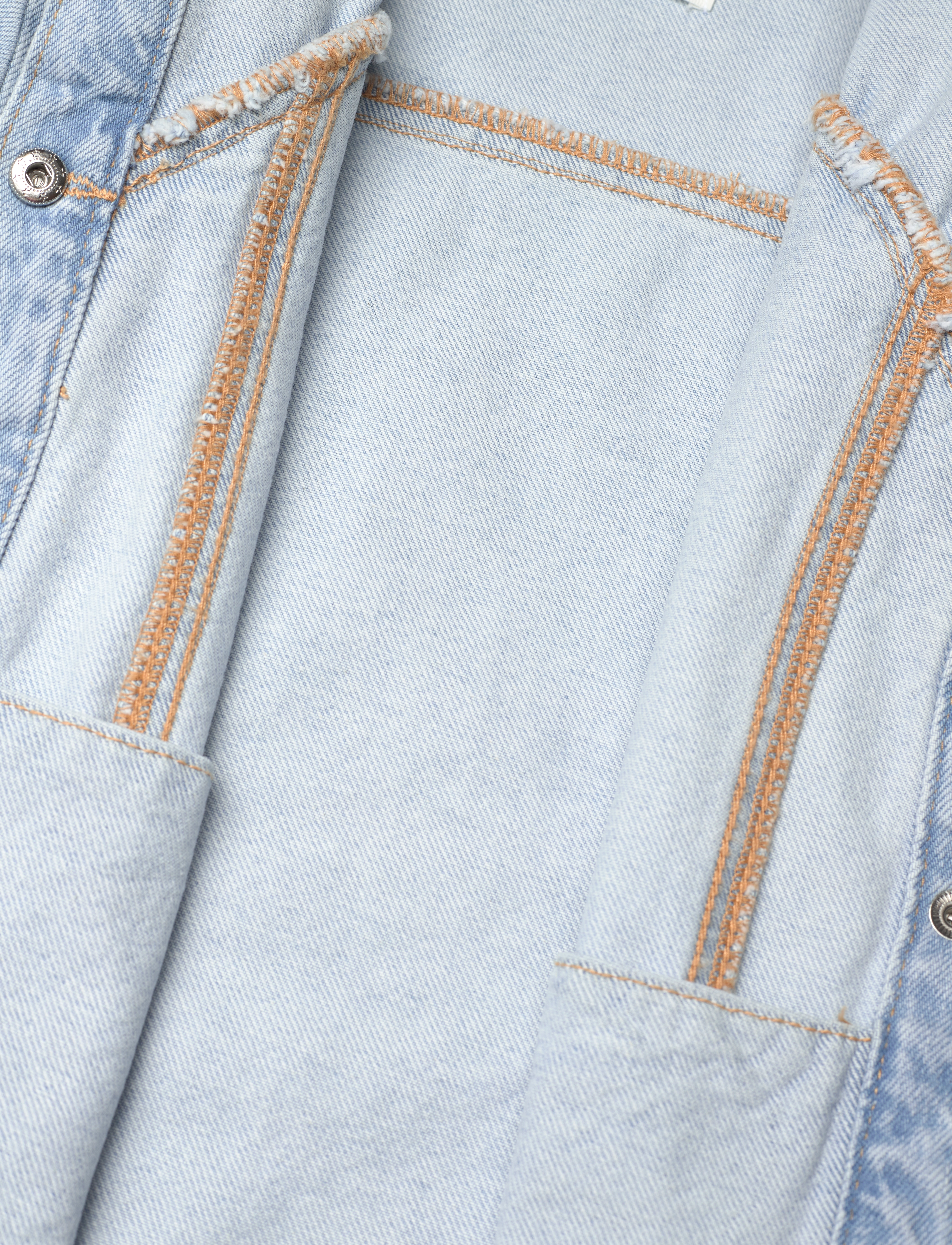 Mango - Cowgirl jacket with ruffles - jeansjackor - open blue - 4