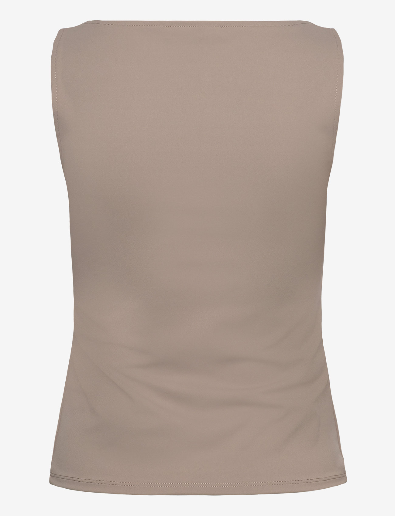 Mango - Boat neck strapless top - lt pastel brown - 1