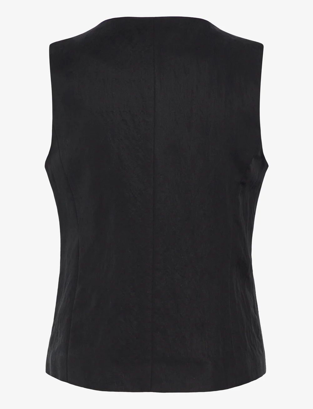 Mango - Straight lyocell suit waistcoat - westen - black - 2