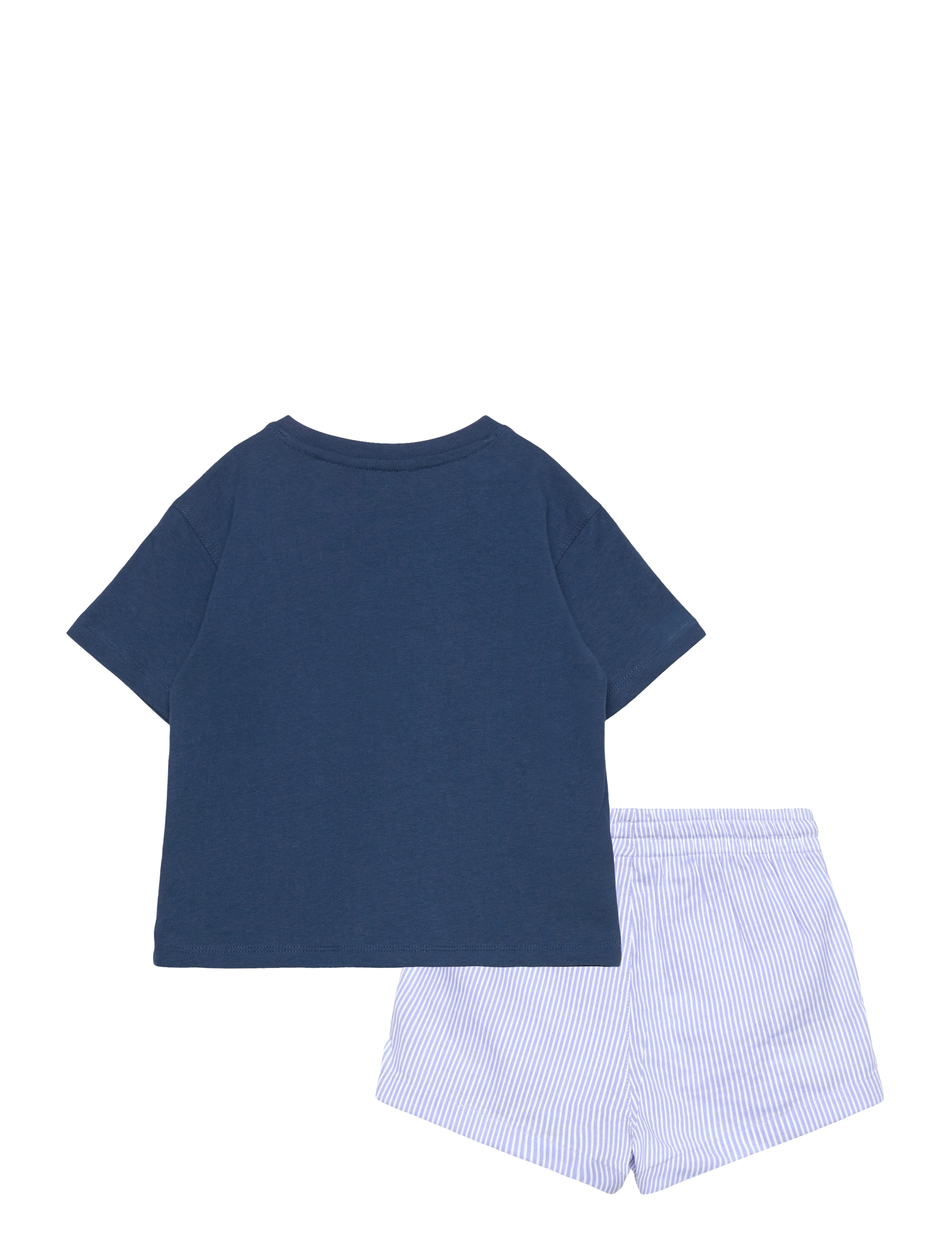 Mango - Striped short pyjamas - dark blue - 1