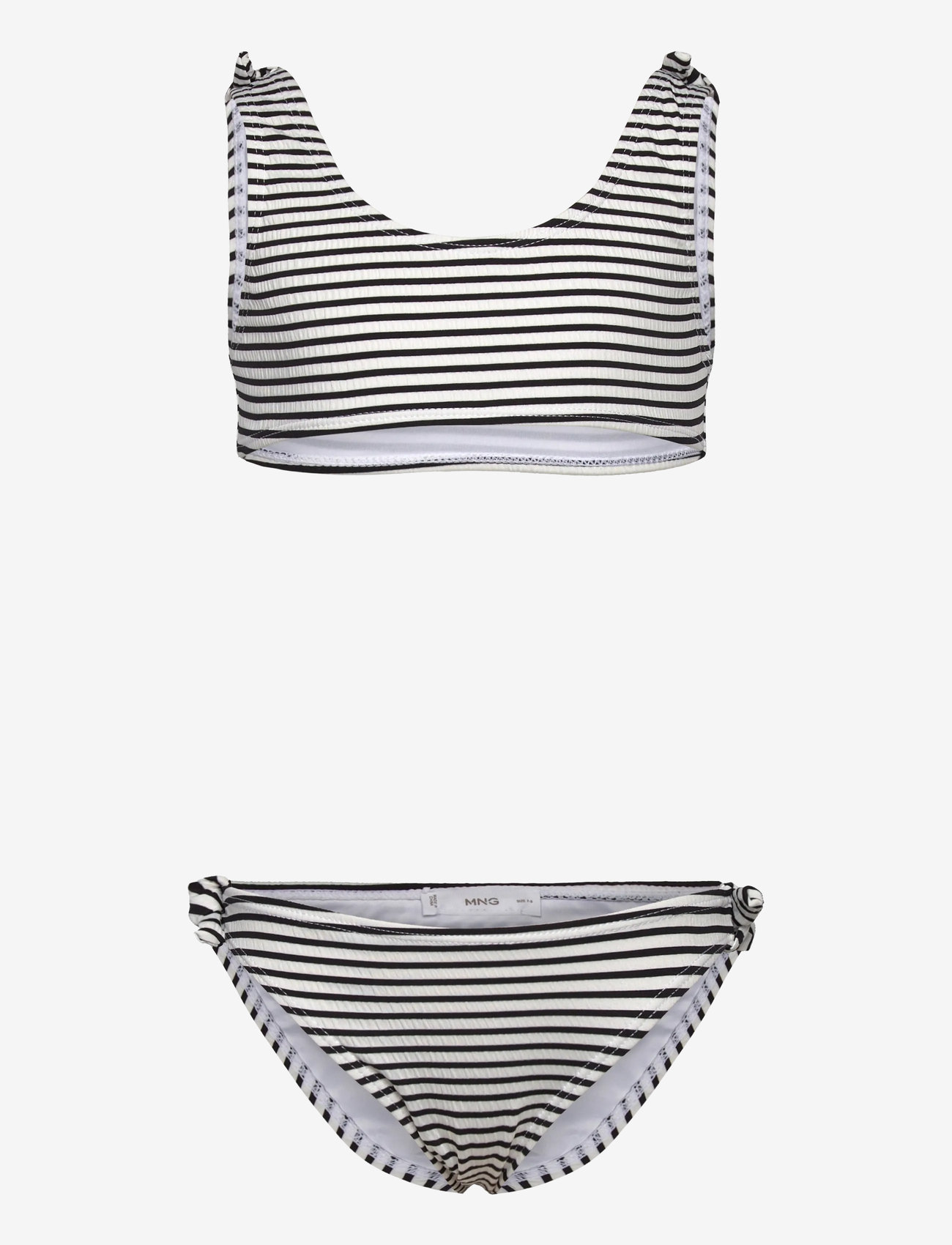 Mango - Striped bikini - laveste priser - black - 0