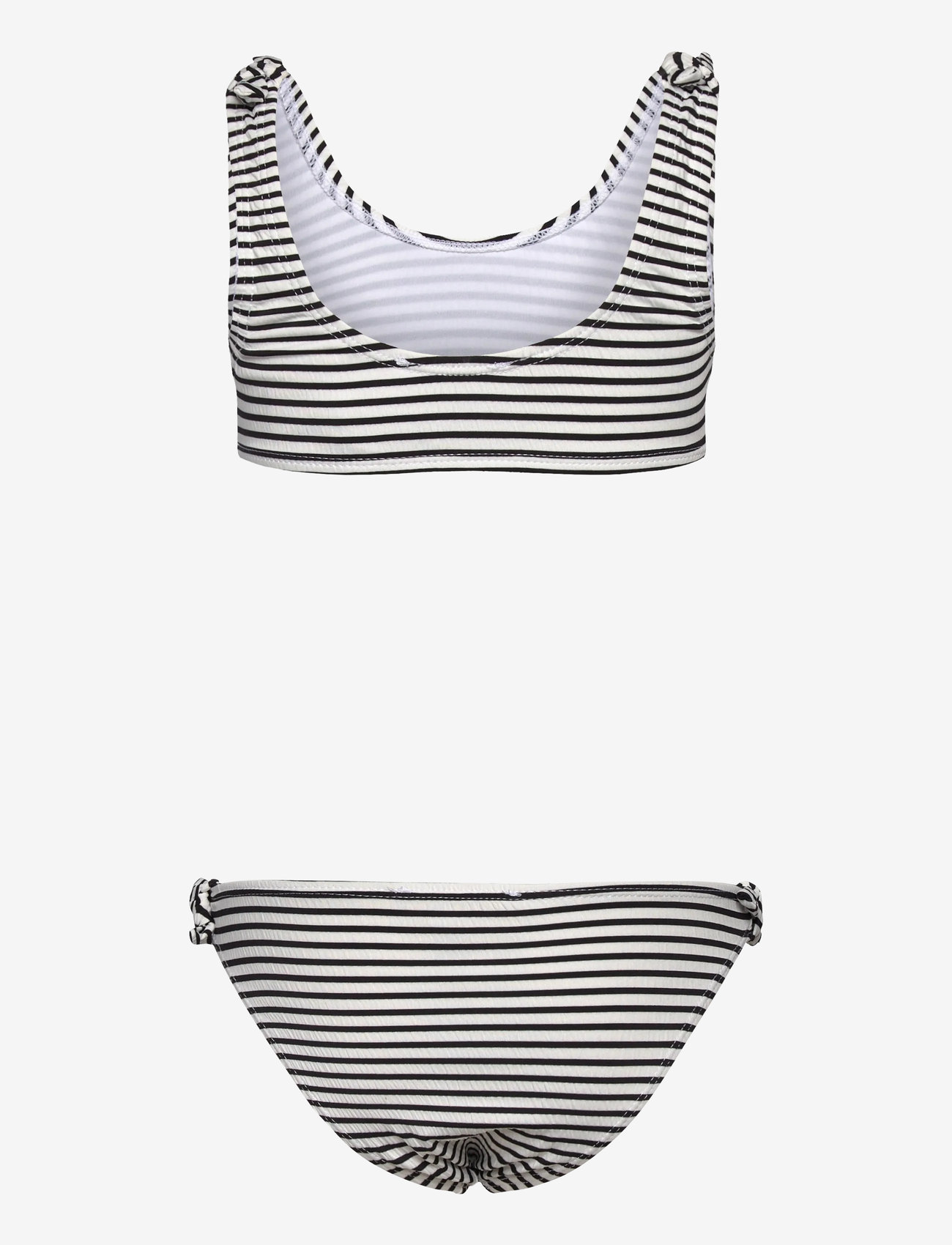 Mango - Striped bikini - laveste priser - black - 1