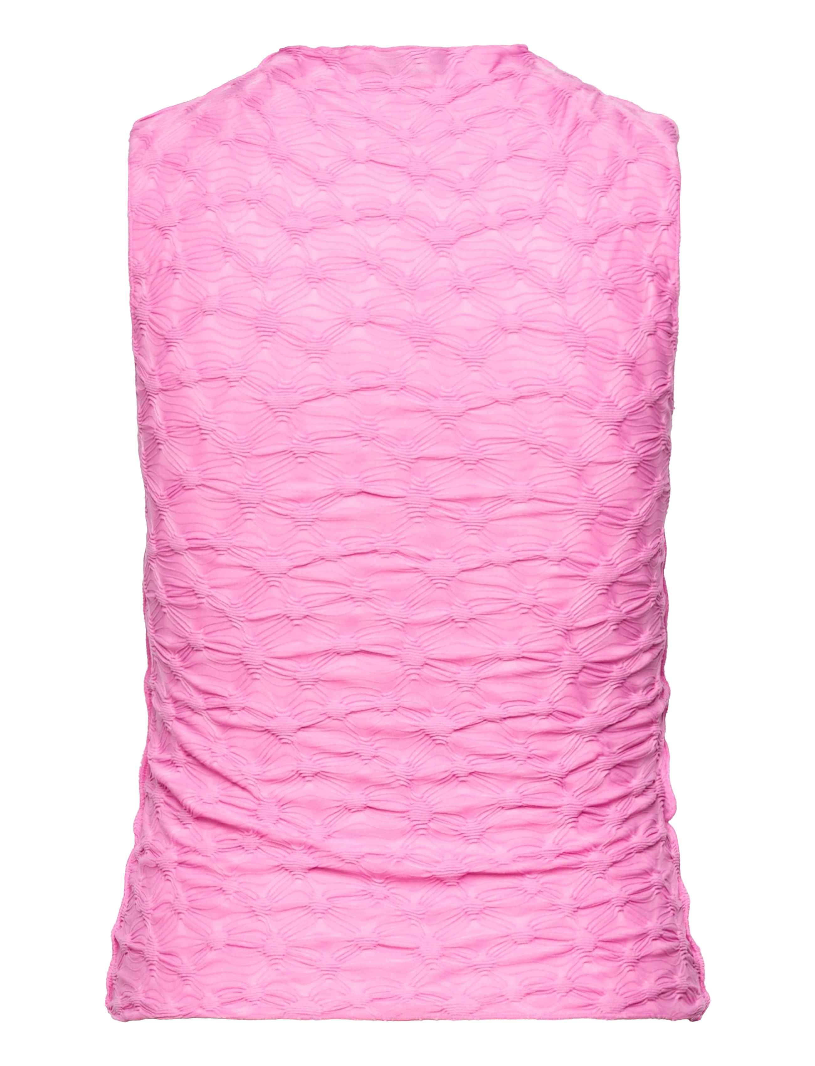Mango - Fitted top with gathered shoulder - linnen - lt-pastel pink - 2