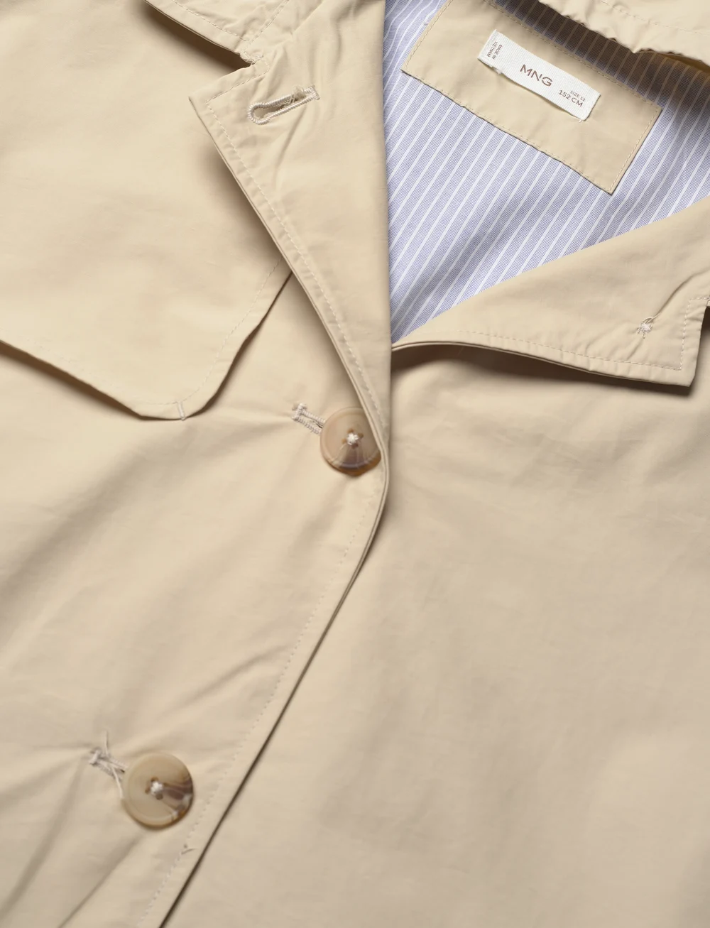 Mango - Short hooded trench coat - frakker - medium brown - 2