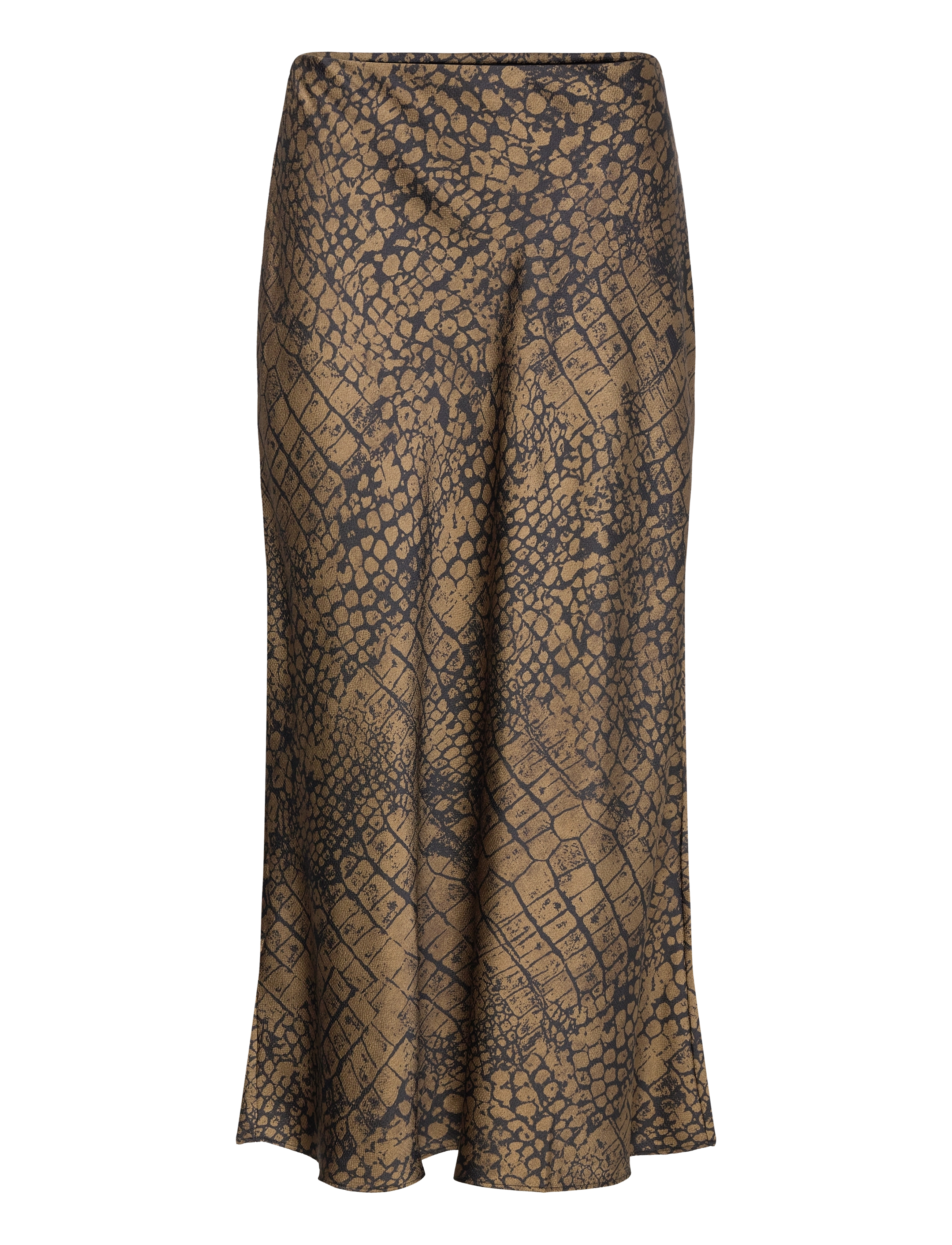 Mango Coco print flared skirt - Röcke - BROWN / brown