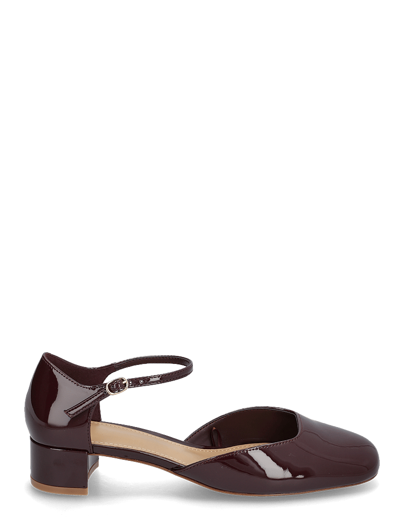 Mango - Patent heeled shoes - særlige begivenheder - dark red - 2