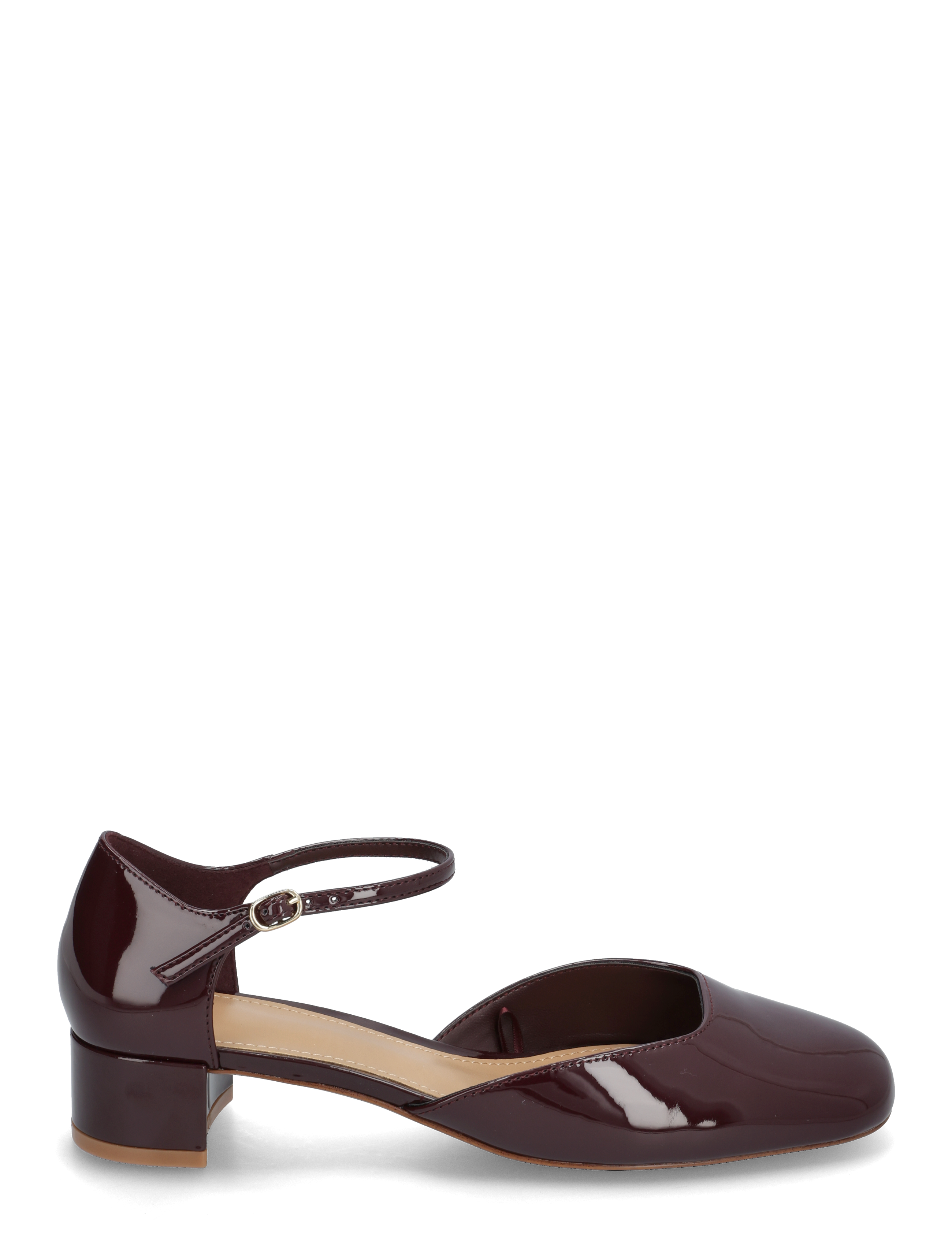 Mango - Patent heeled shoes - dark red - 2