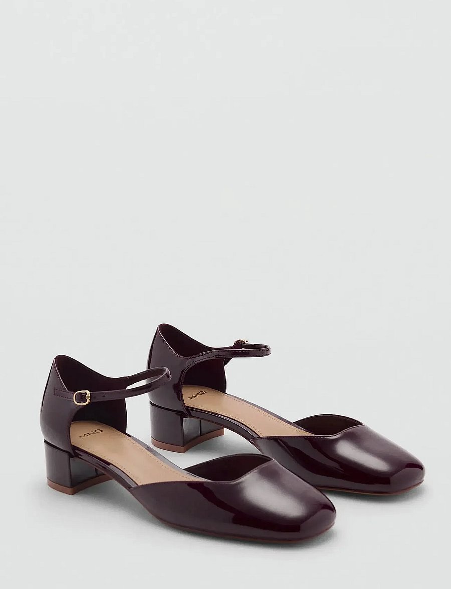 Mango - Patent heeled shoes - dark red - 0