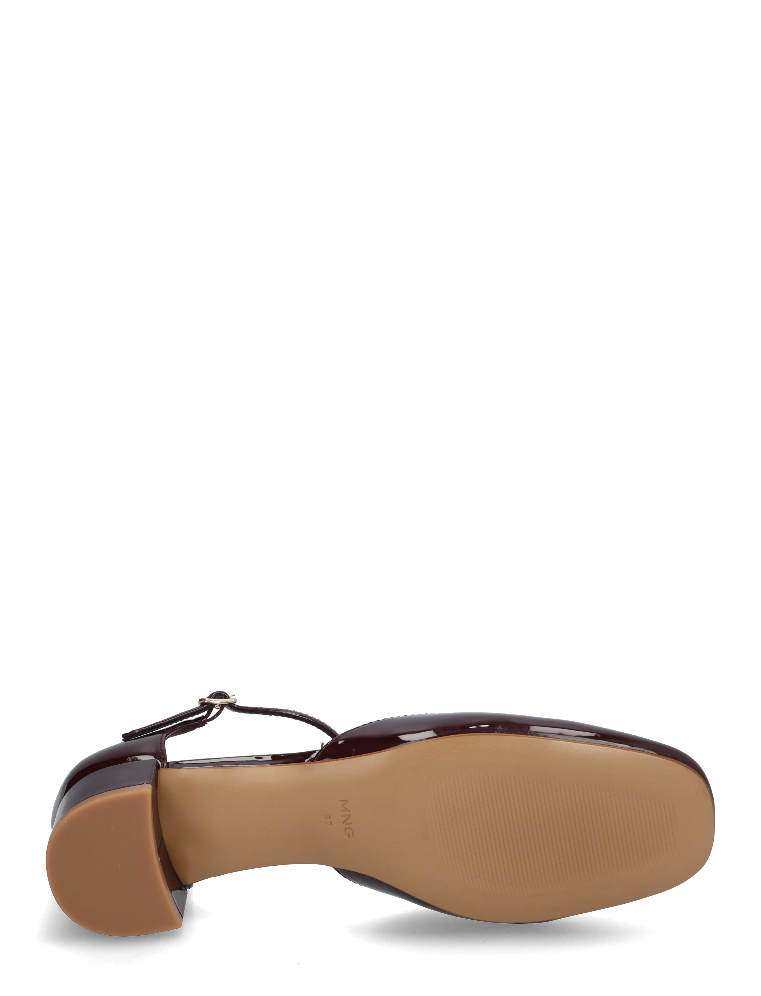 Mango - Patent heeled shoes - dark red - 5