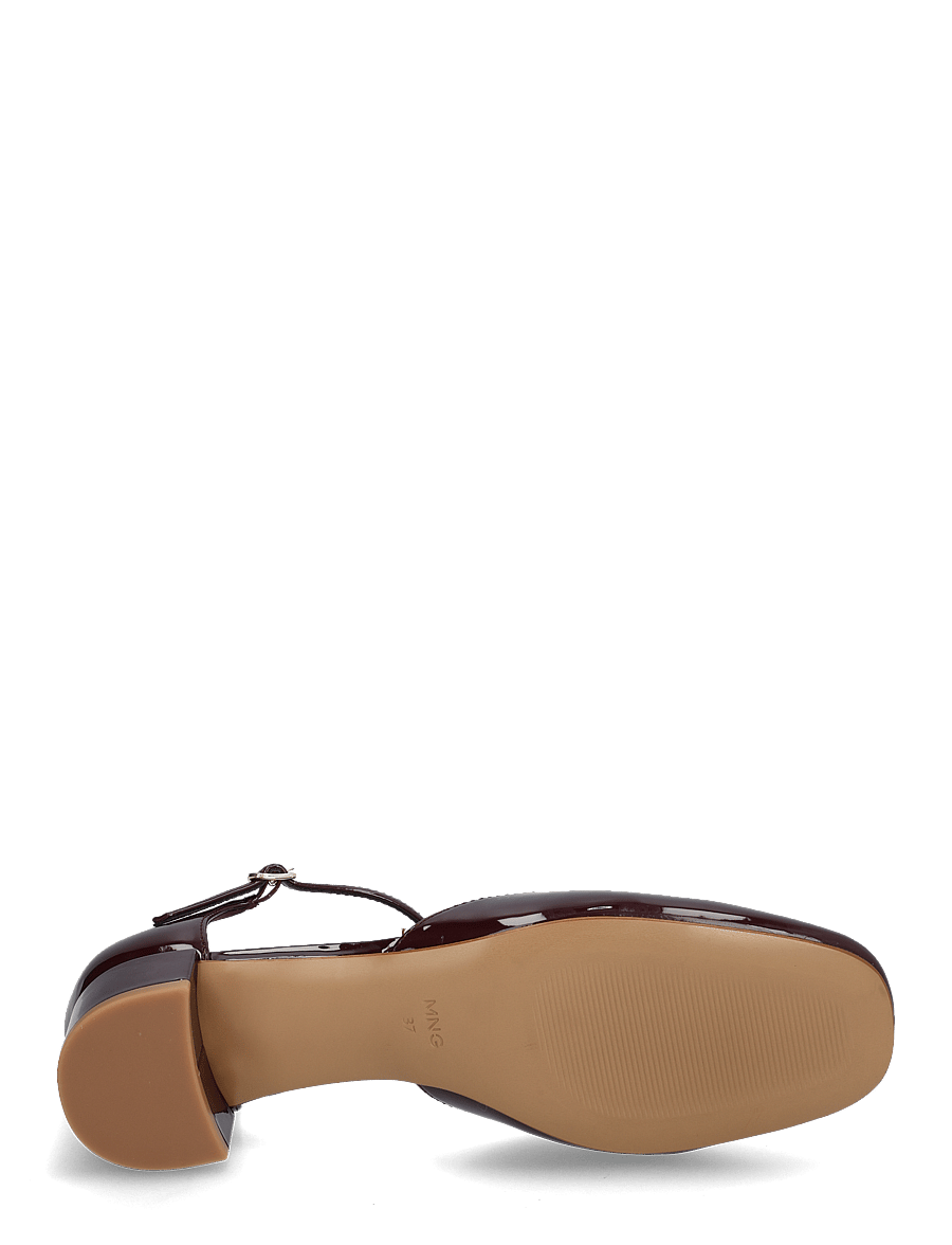 Mango - Patent heeled shoes - dark red - 5