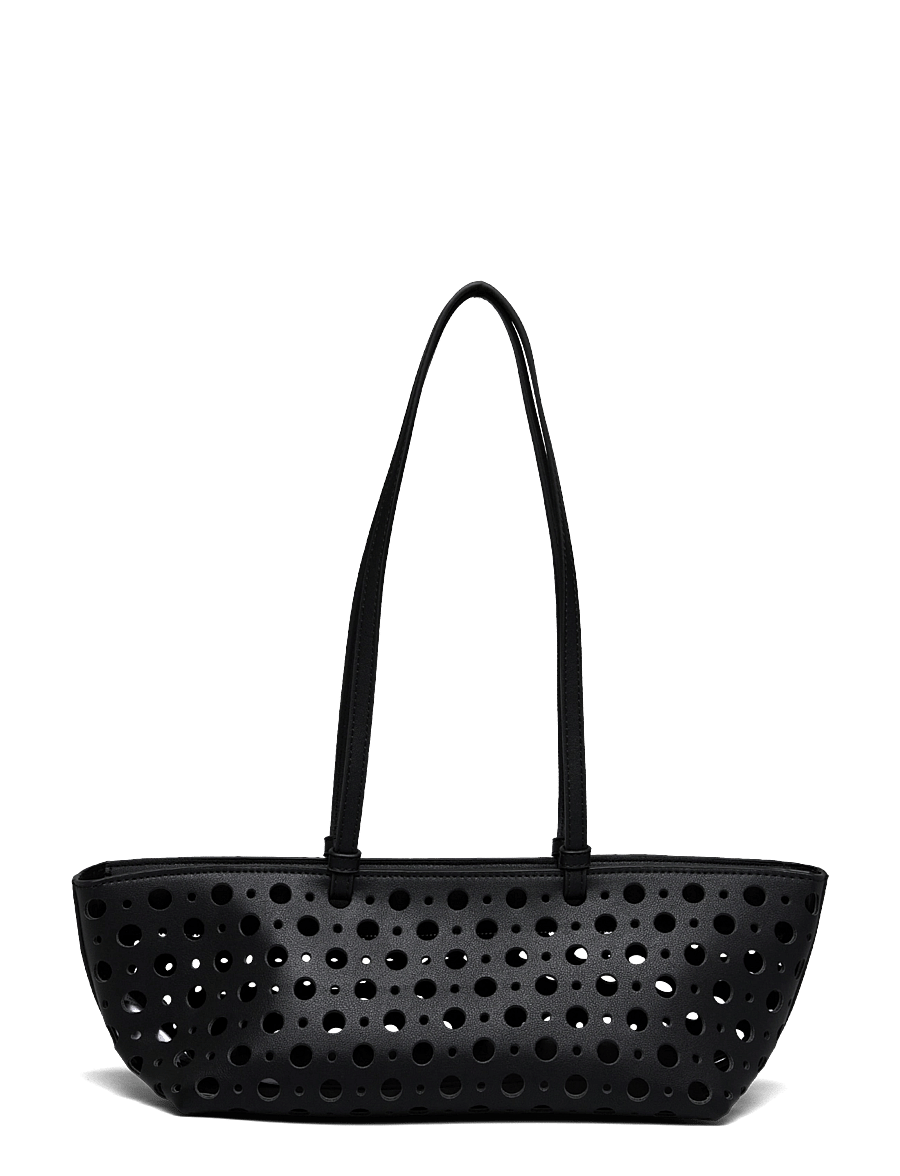 Mango - Die-cut shoulder bag - særlige begivenheder - black - 2