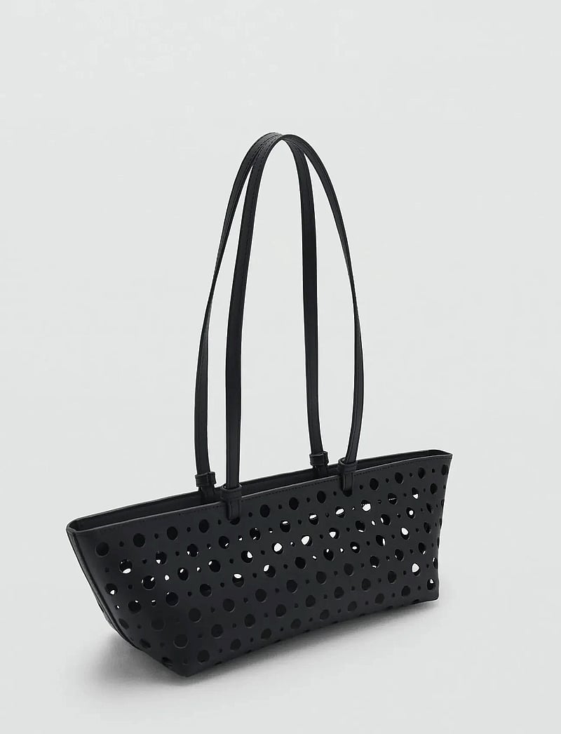 Mango - Die-cut shoulder bag - besondere anlässe - black - 0