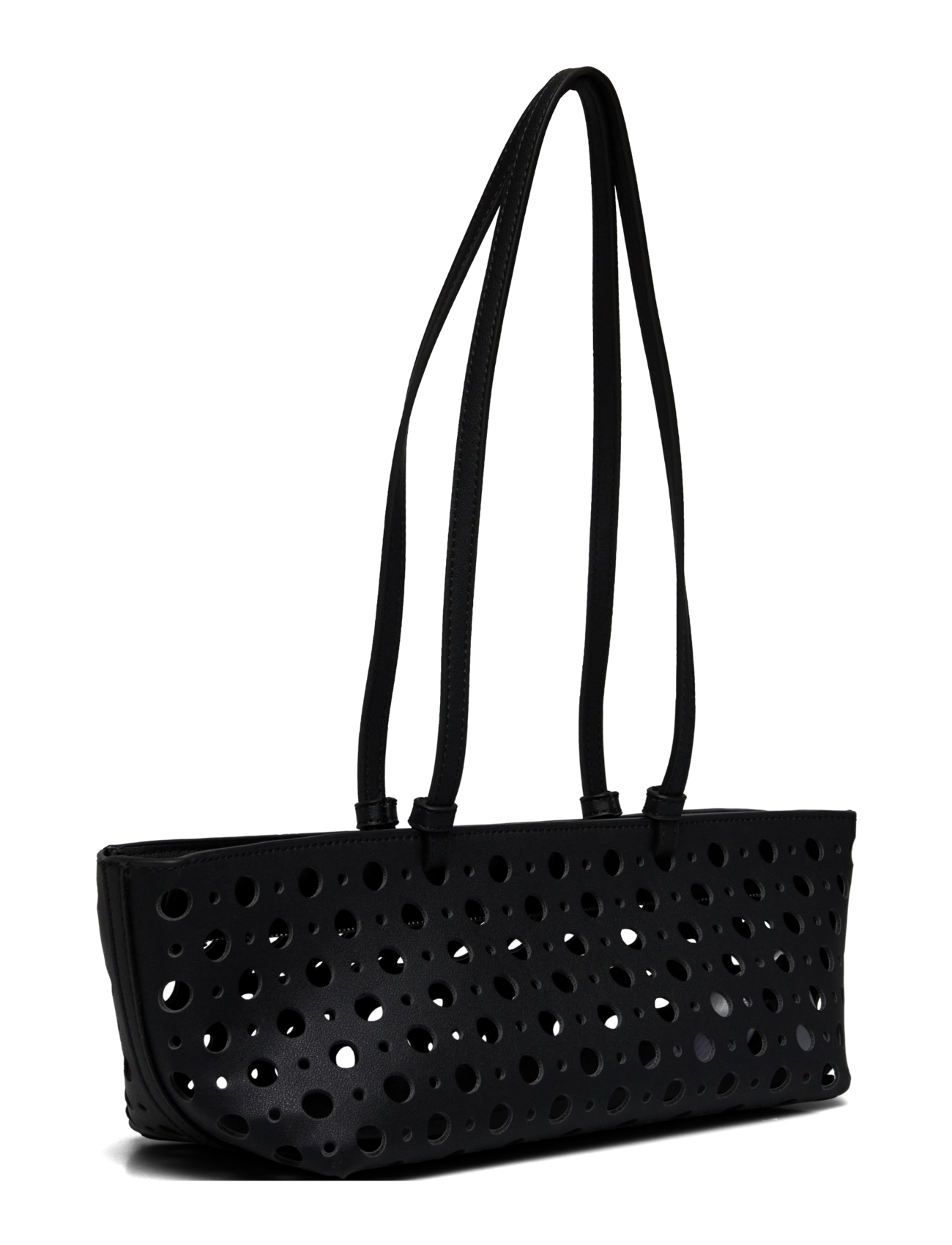 Mango - Die-cut shoulder bag - festkläder till outletpriser - black - 3
