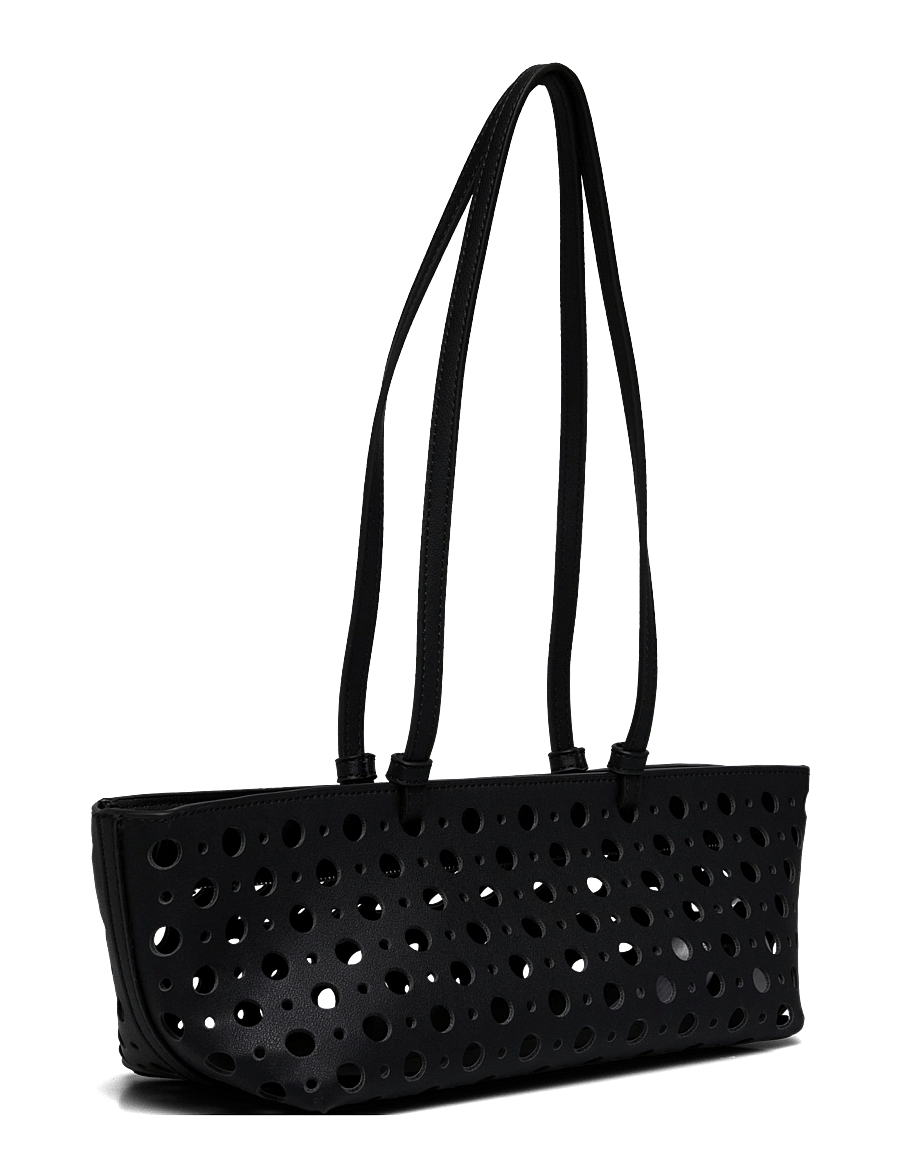 Mango - Die-cut shoulder bag - særlige begivenheder - black - 3