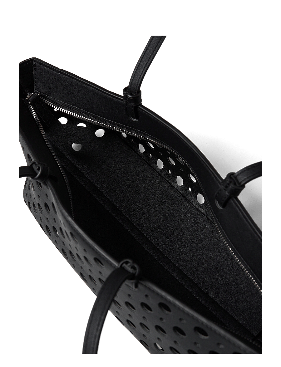 Mango - Die-cut shoulder bag - særlige begivenheder - black - 4