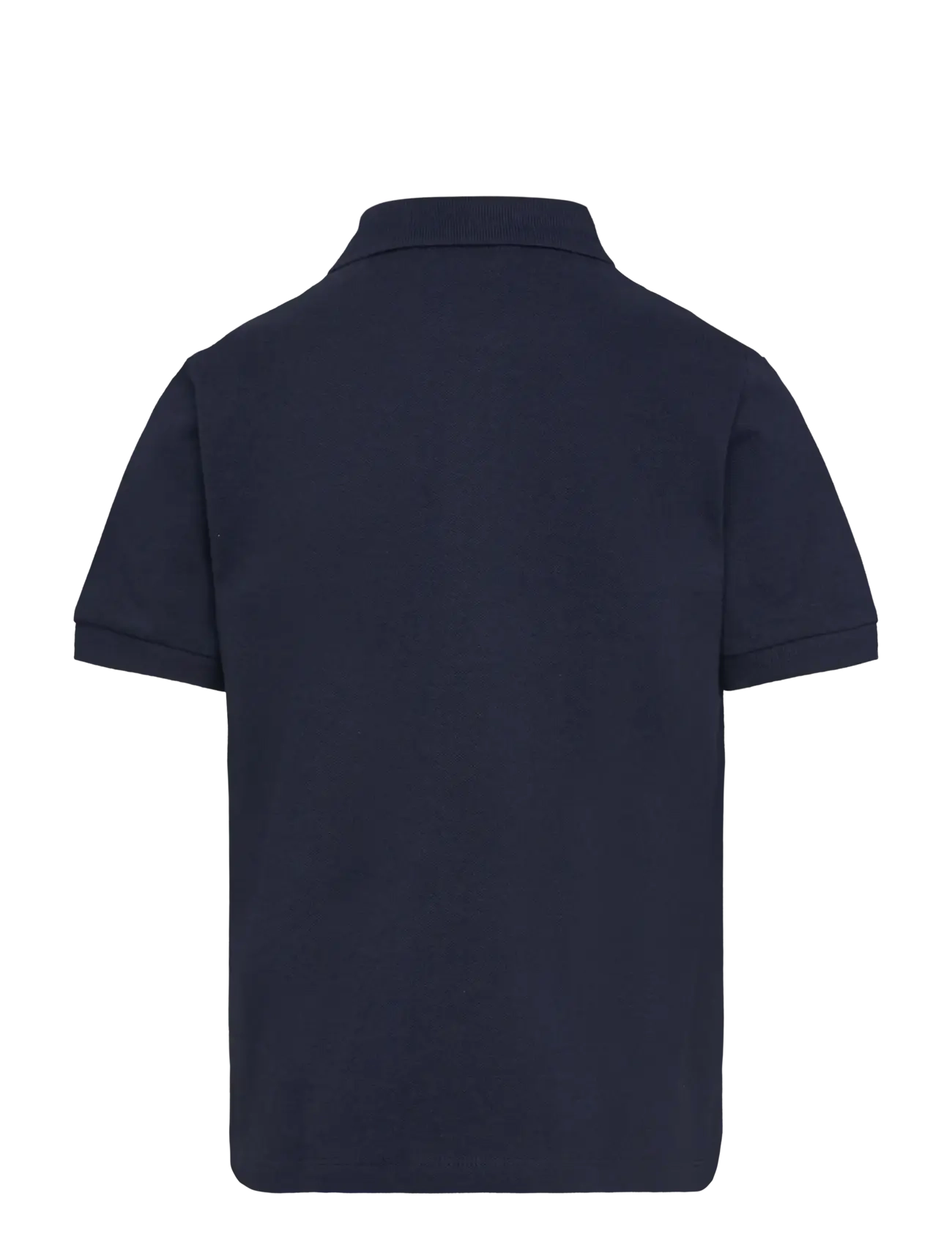 Mango - Short-sleeved cotton polo shirt - navy - 1