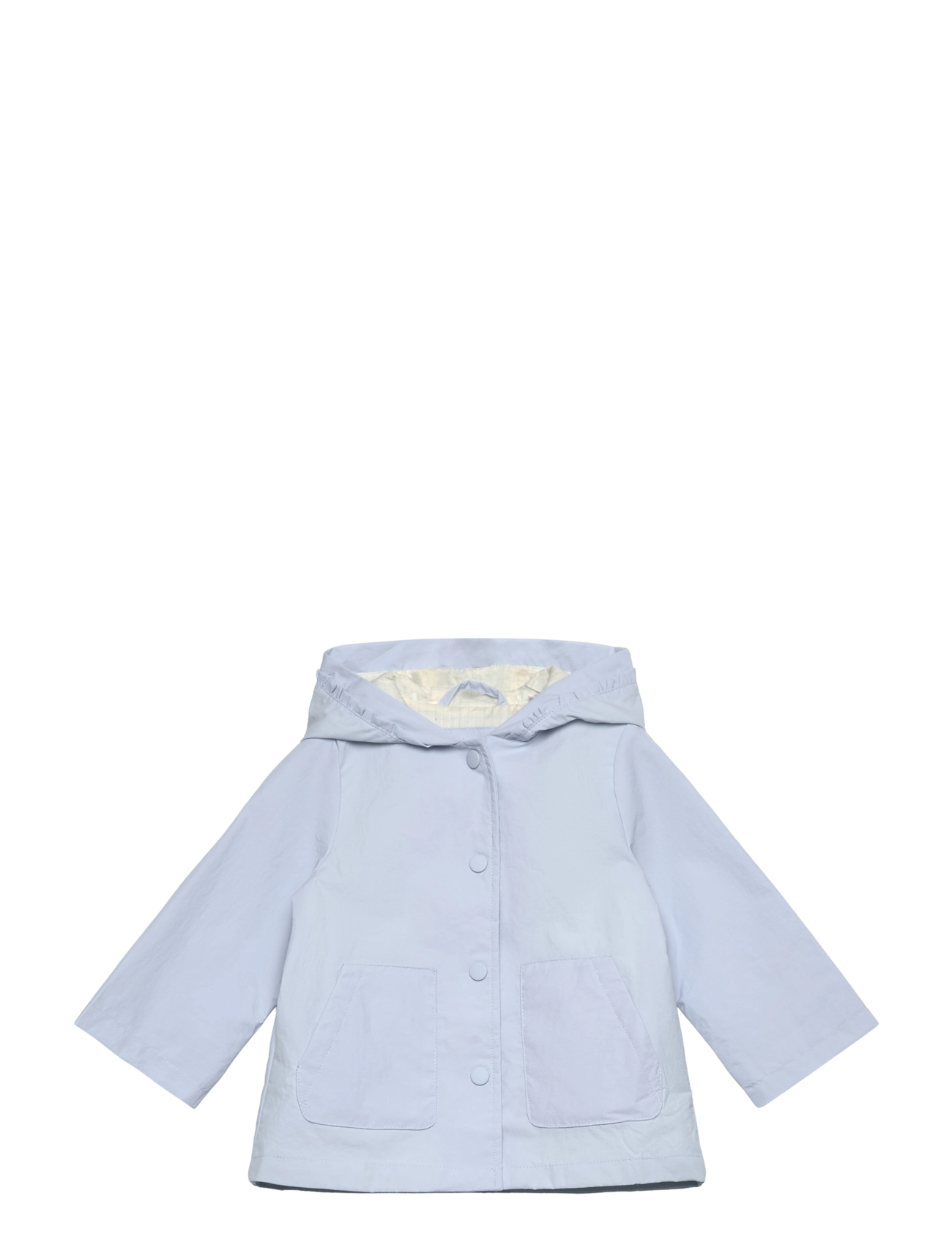 Mango Raincoat Hooded Jacket, Børn, Regnjakke Med Hætte, Blå, Str: 110