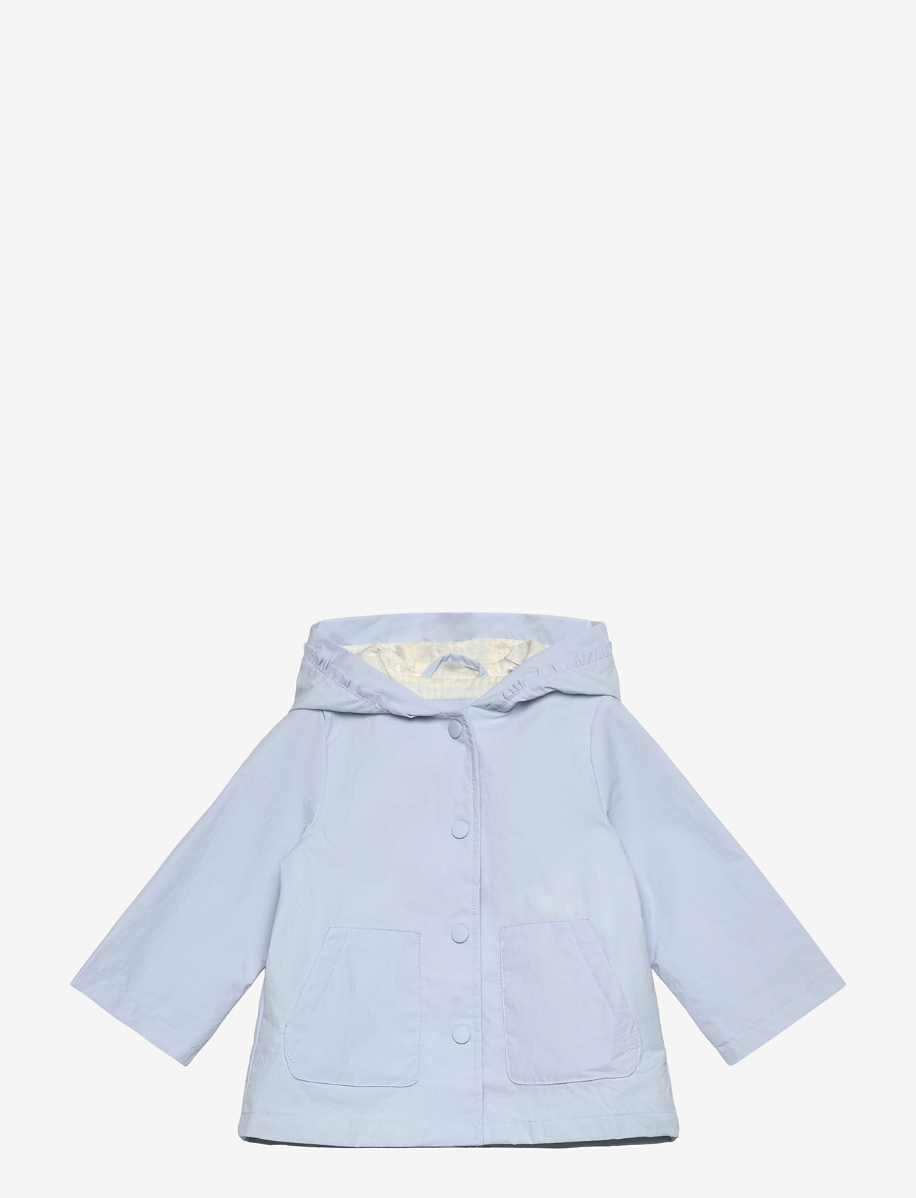 Mango - Raincoat hooded jacket - regenmäntel - lt-pastel blue - 0