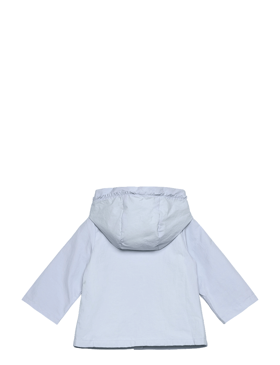 Mango - Raincoat hooded jacket - regnjackor - lt-pastel blue - 1