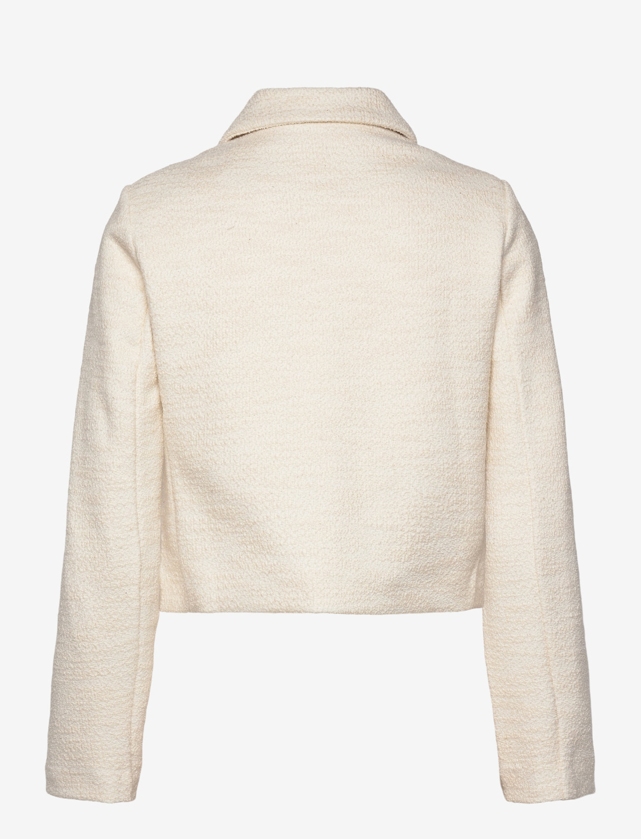 Mango - Cotton-blend jacket with lapel - light beige - 1