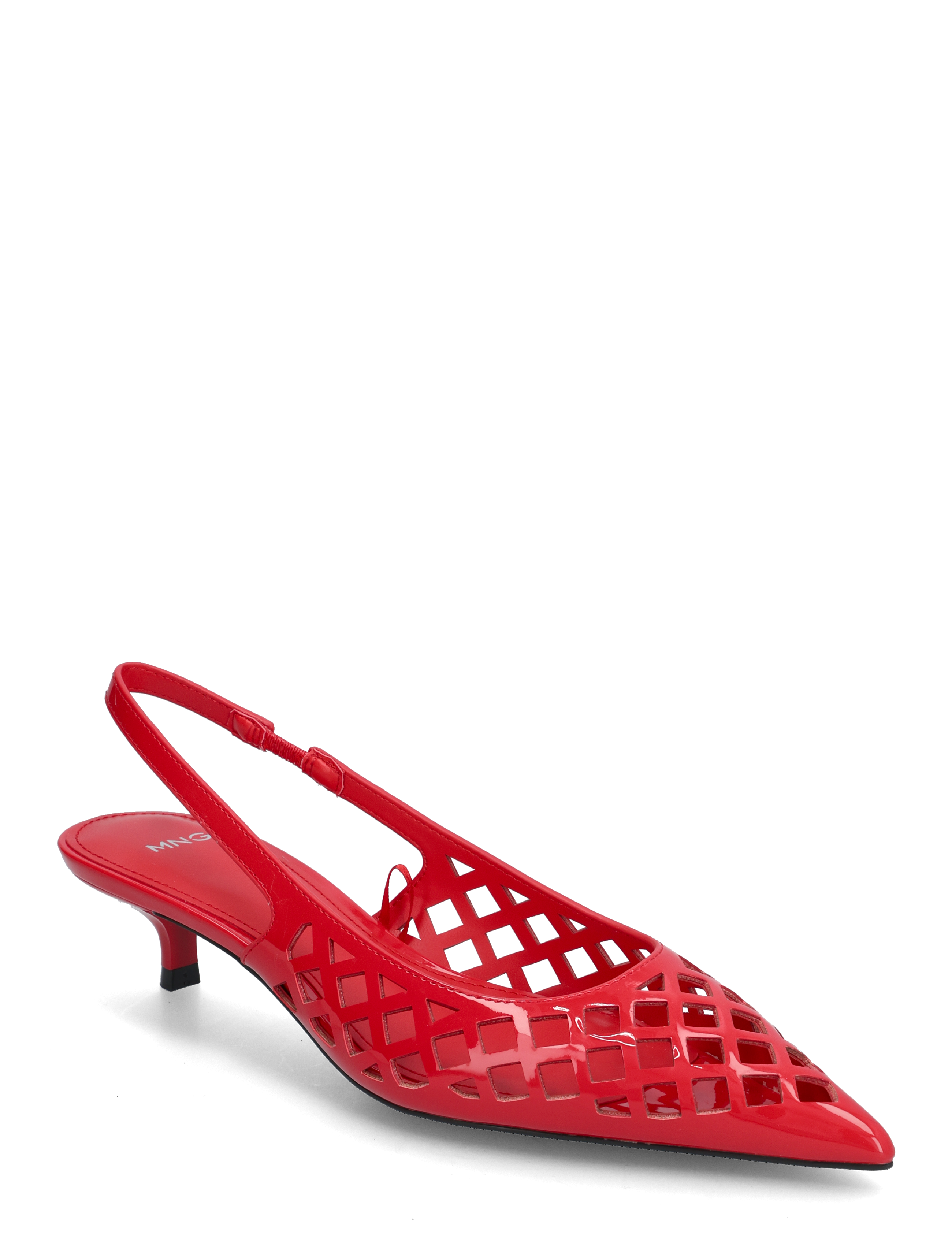 MANGO Die-Cut Kitten Schuhe Rot - 41 - Damen