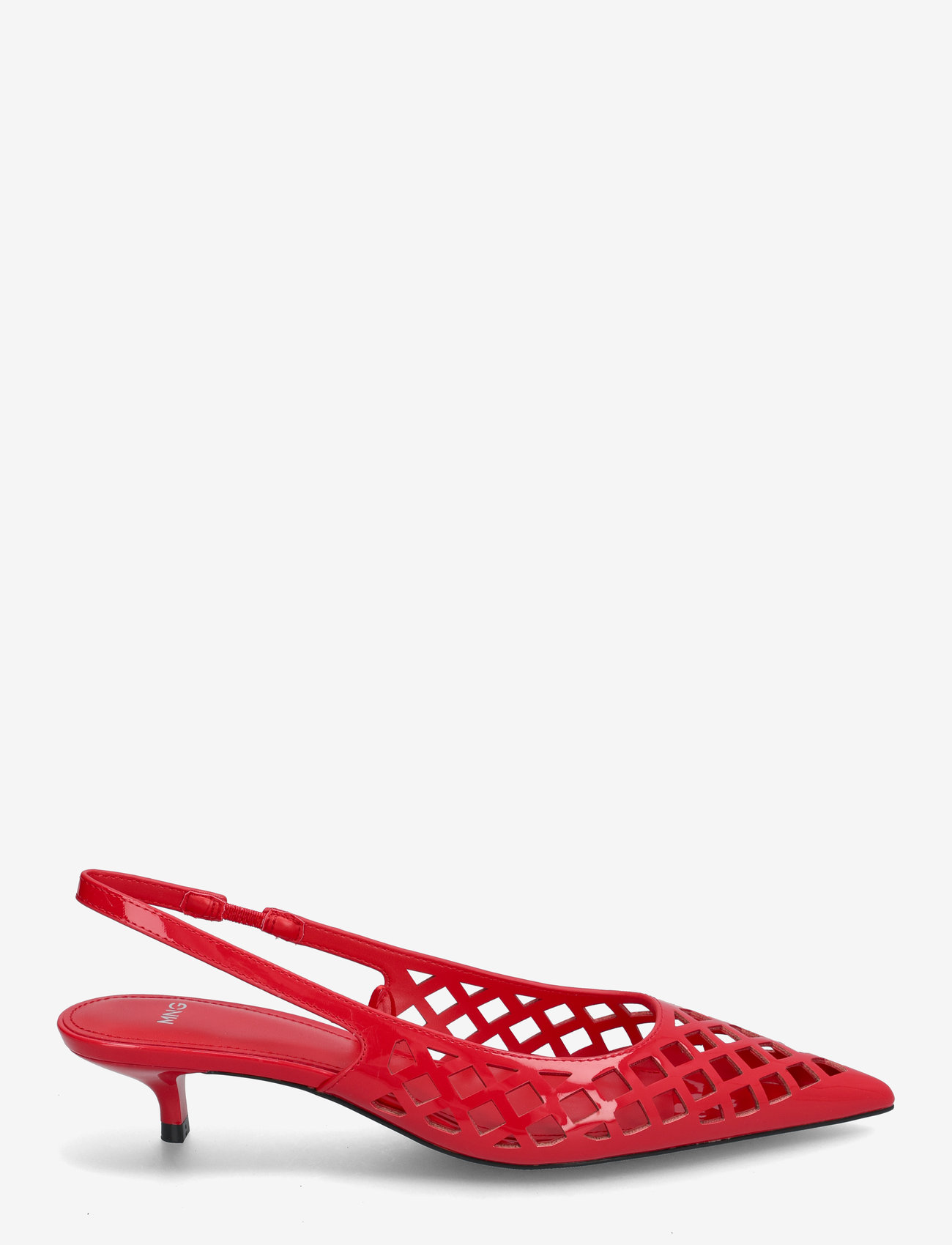 Mango - Die-cut kitten shoes - kvinnor - red - 1