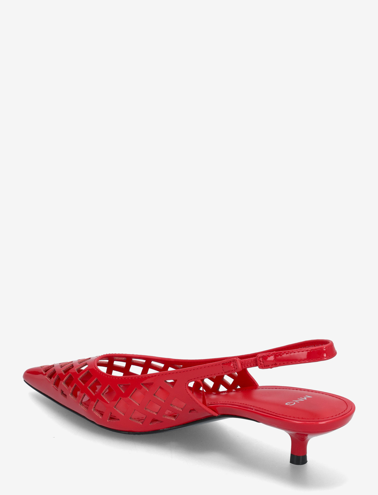 Mango - Die-cut kitten shoes - kvinnor - red - 2