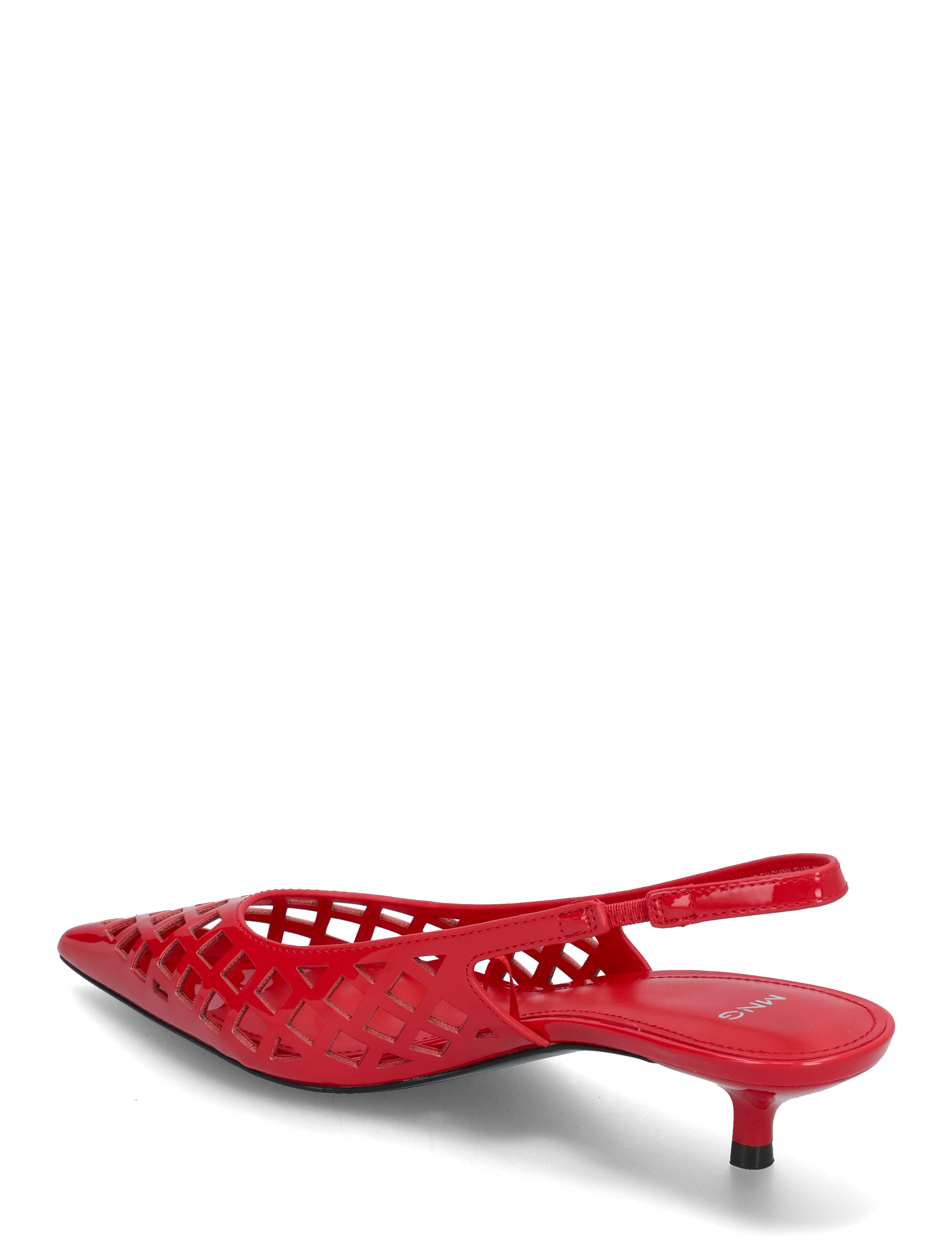 Mango - Die-cut kitten shoes - kvinnor - red - 3
