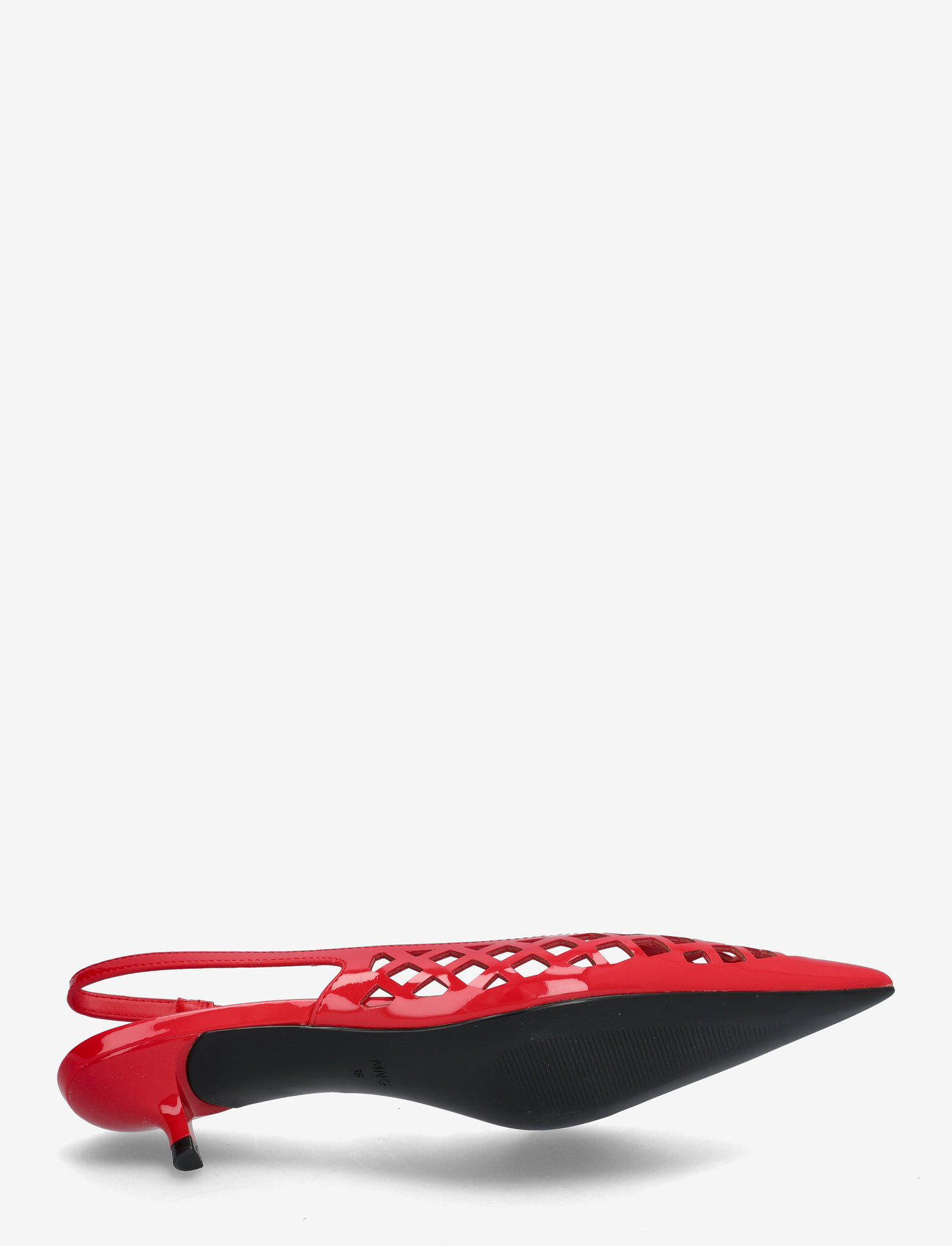 Mango - Die-cut kitten shoes - kvinnor - red - 4
