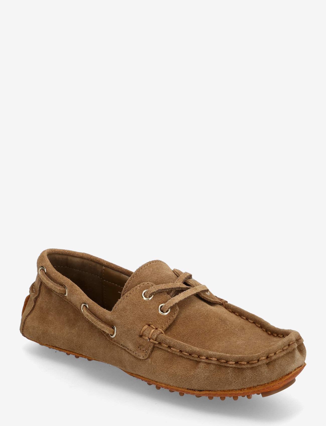 Mango - Suede boat shoes with laces - sejlersko - medium brown - 1
