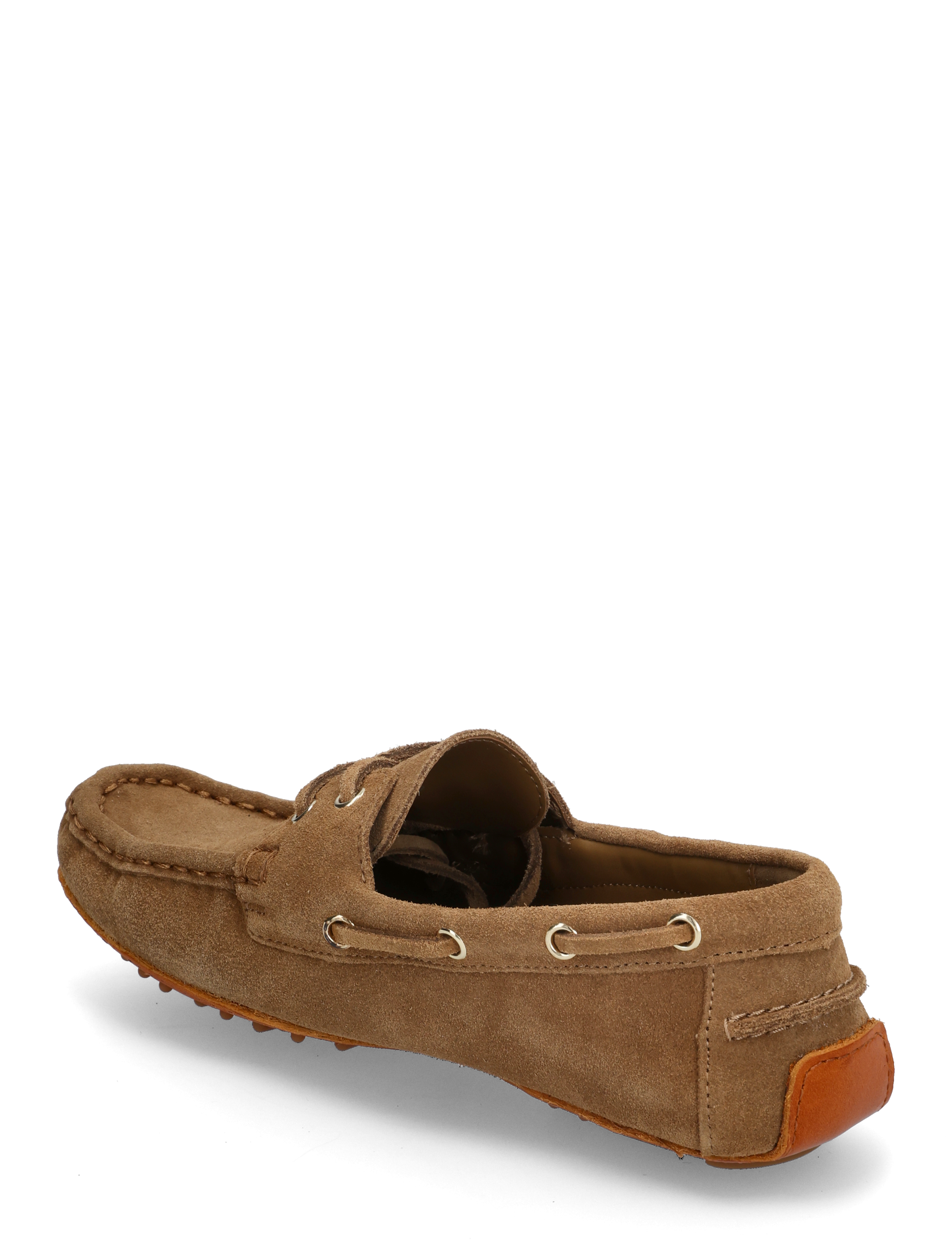 Mango - Suede boat shoes with laces - kvinnor - medium brown - 3