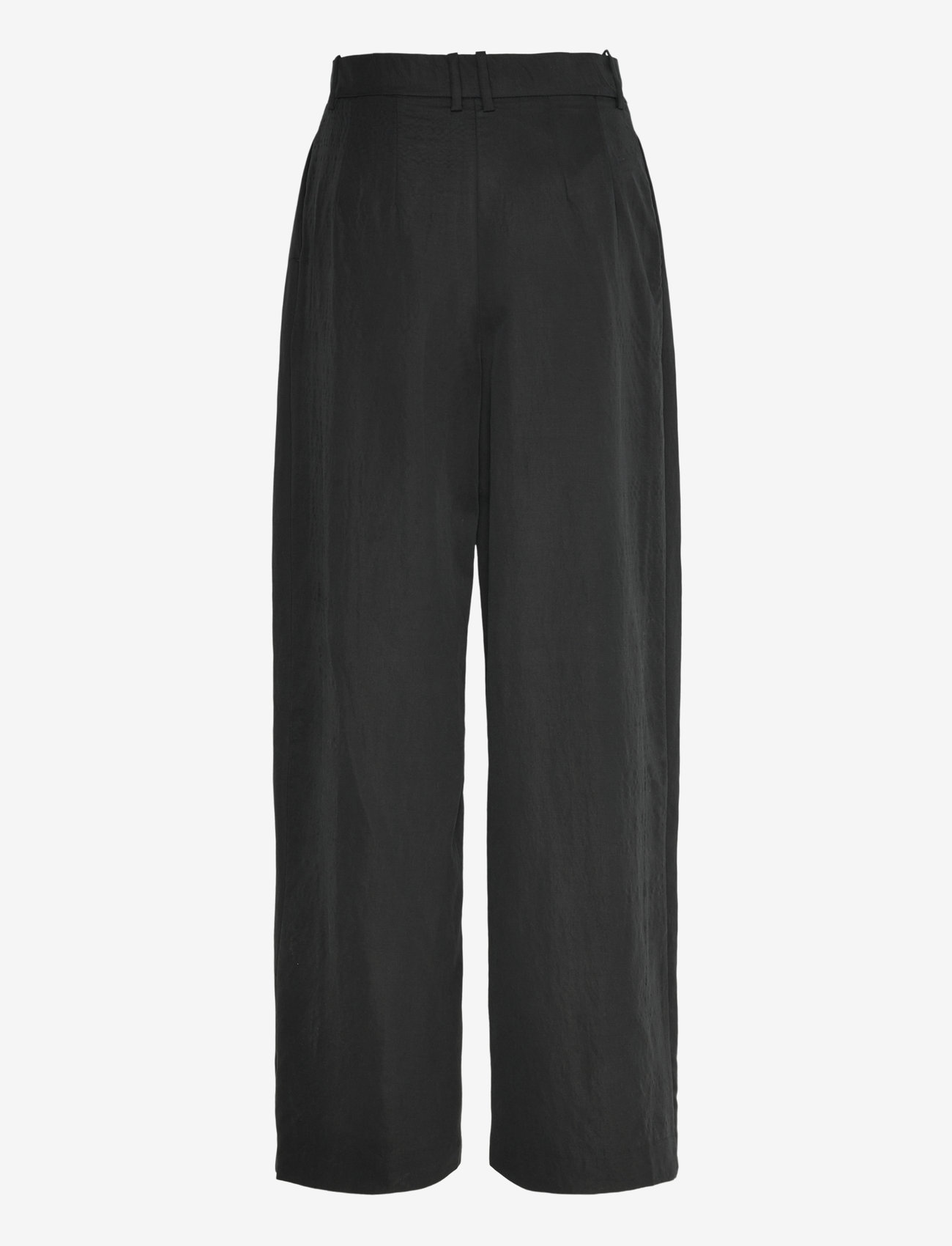 Mango - Straight lyocell suit trousers - black - 1