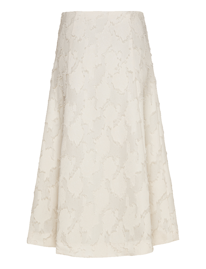 Mango - Textured flared skirt - midi kjolar - natural white - 2