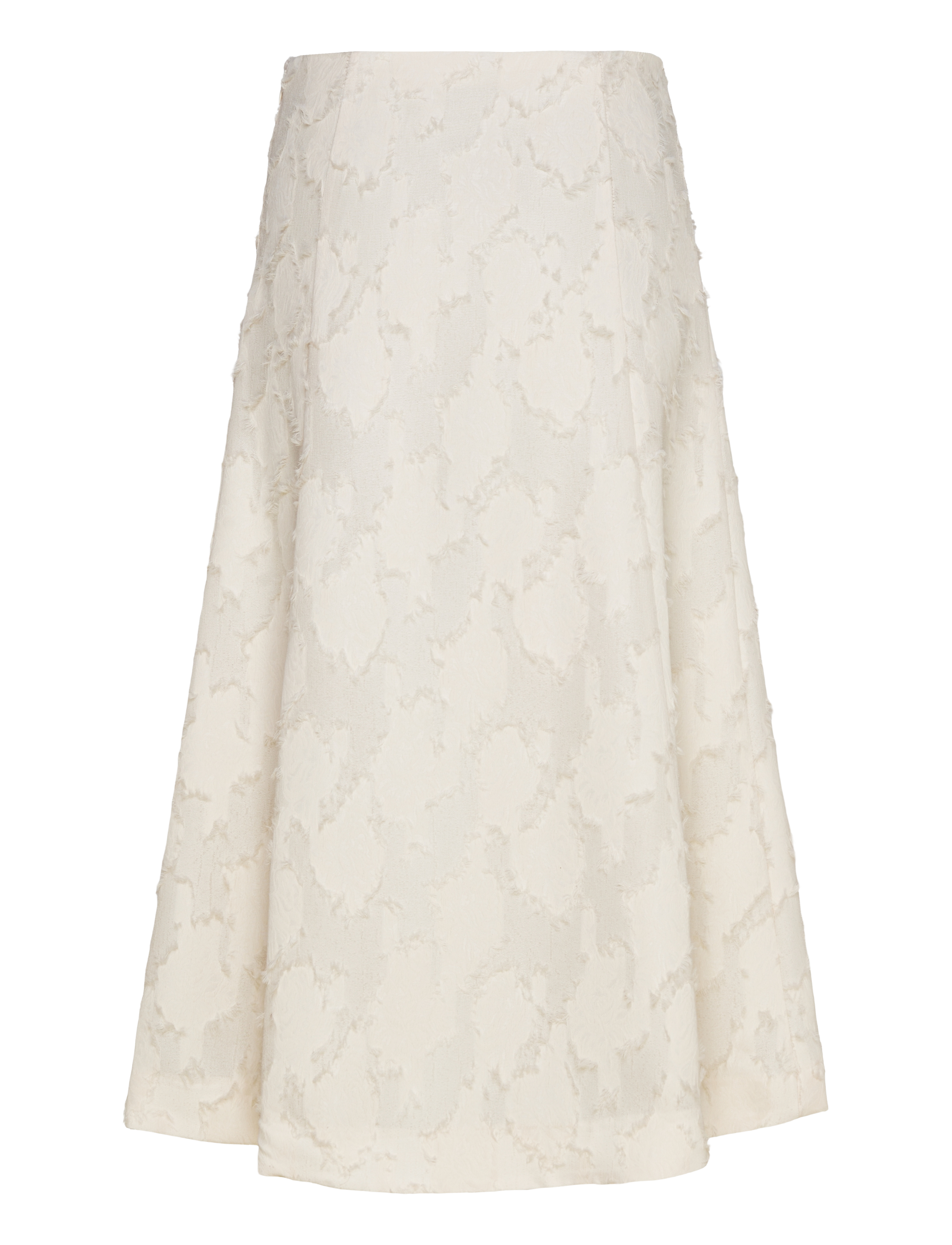 Mango - Textured flared skirt - natural white - 2