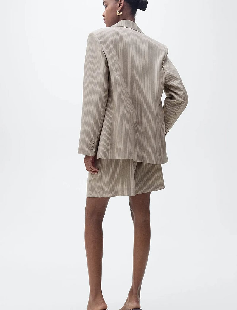 Mango - Lyocell suit blazer - einreihige blazer - medium brown - 3