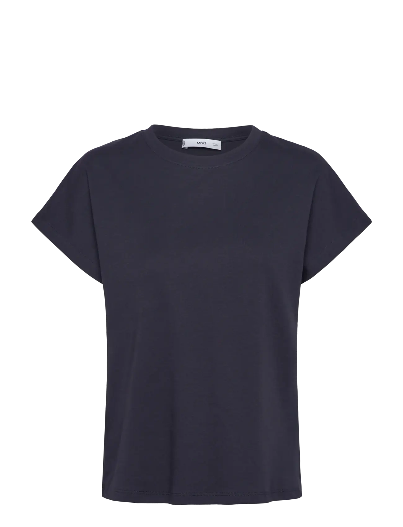 Mango Rounded neck cotton t-shirt - Flash Days - NAVY / navy