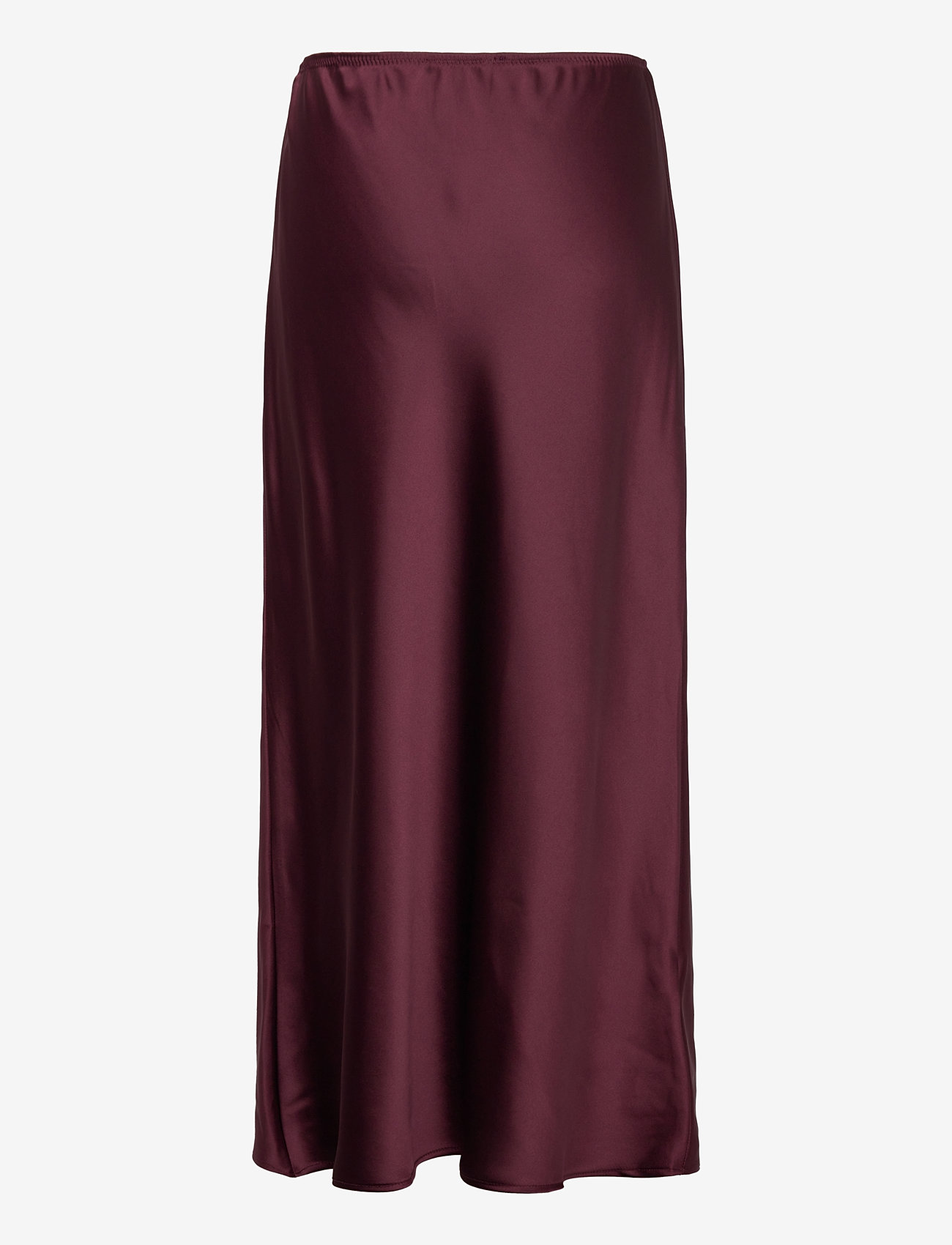 Mango - Midi satin skirt - dark red - 1